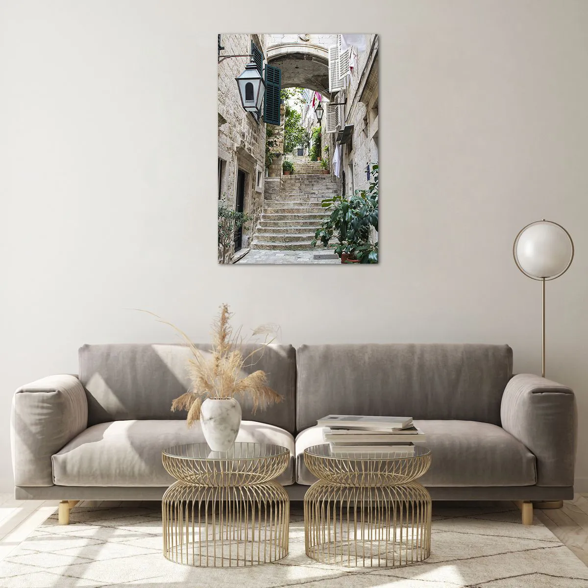 Quadro su vetro - Angolo affascinante - 70x100 cm