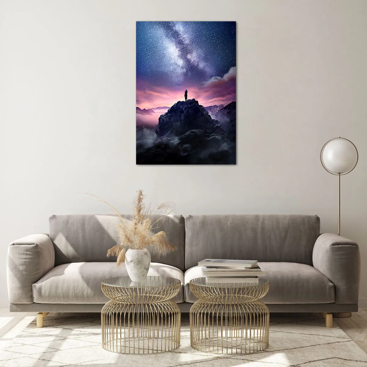 Obraz na skle - A pocítil život - 70x100 cm