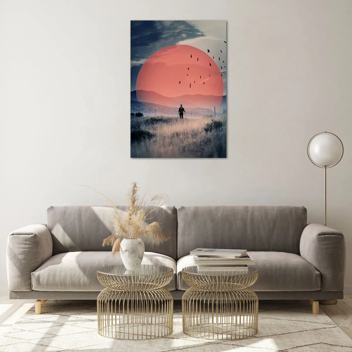 Impression sur verre - Image sur verre - Dans ses éléments - 70x100 cm