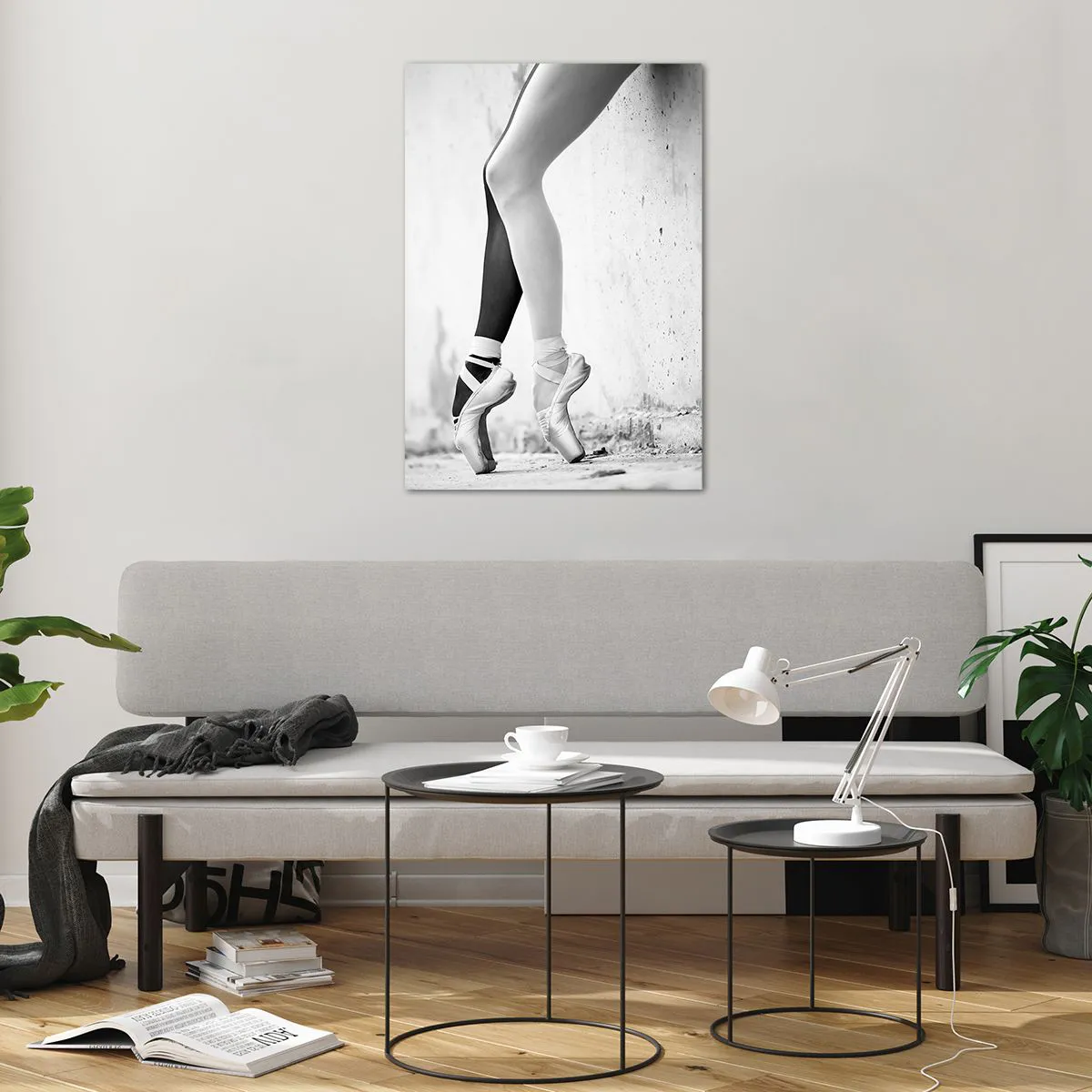 Quadro su vetro - Ballerina, voilà! - 70x100 cm