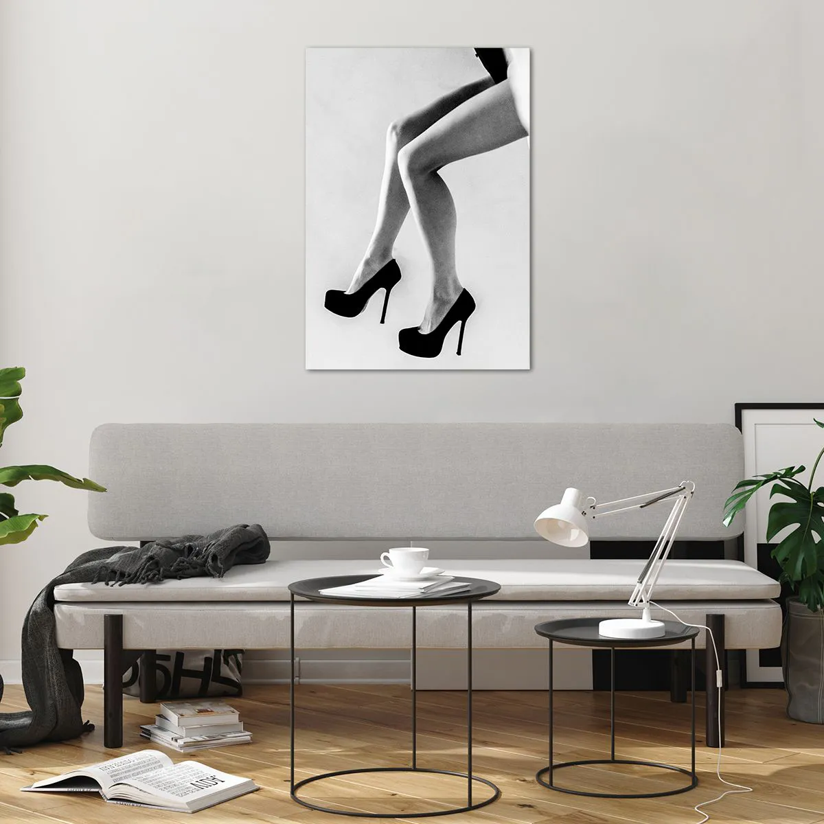 Schilderen op glas - Eeuwige vrouwelijkheid - 70x100 cm