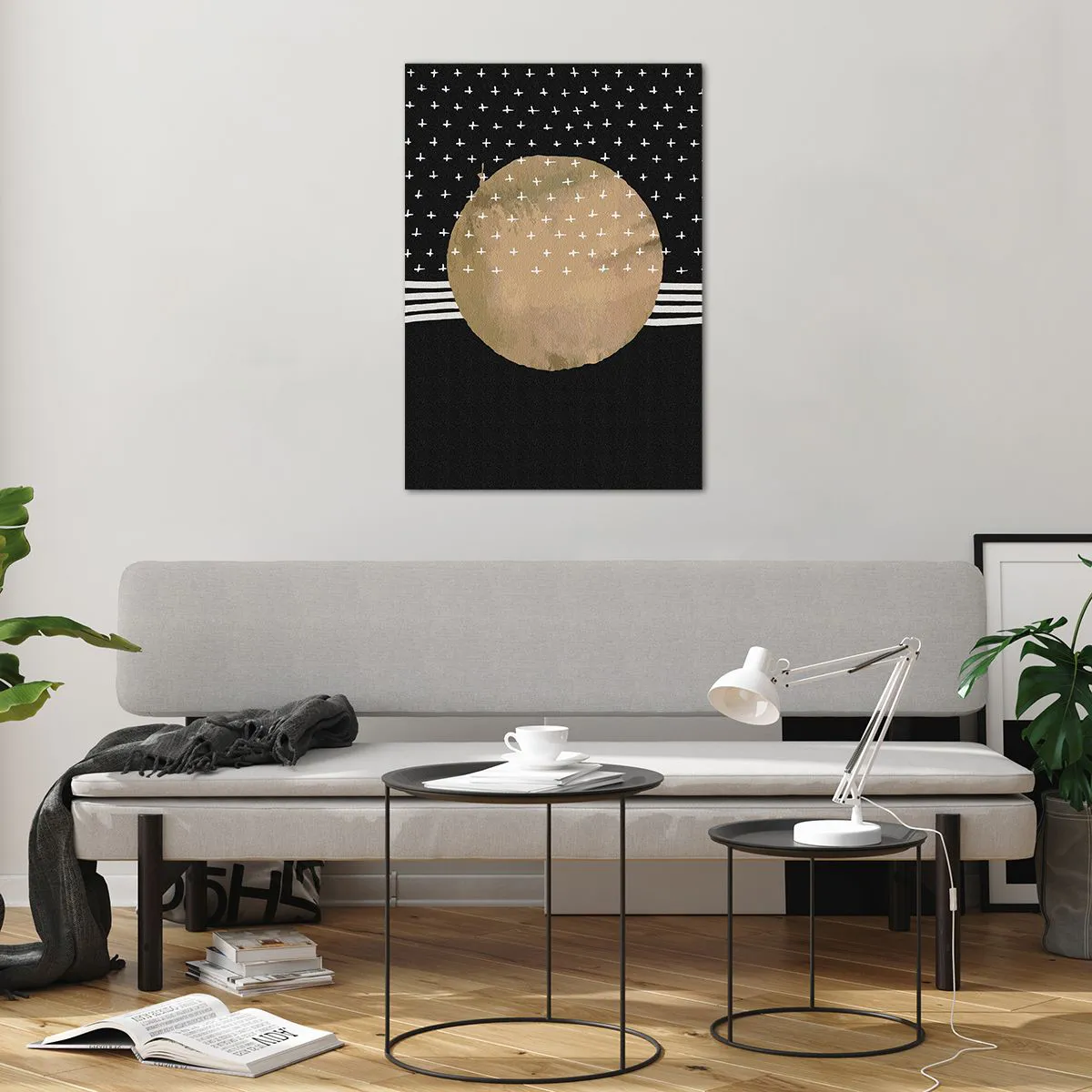 Tablou pe sticlă - Compoziție: steagul galactic - 70x100 cm