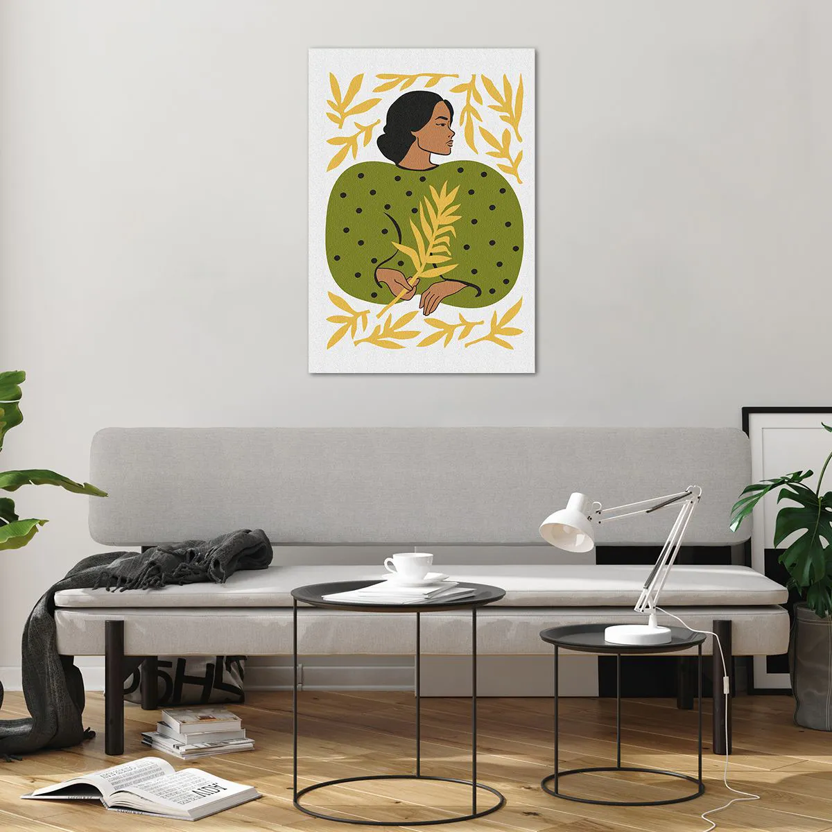 Üveg kép - Hawaii lány - 70x100 cm