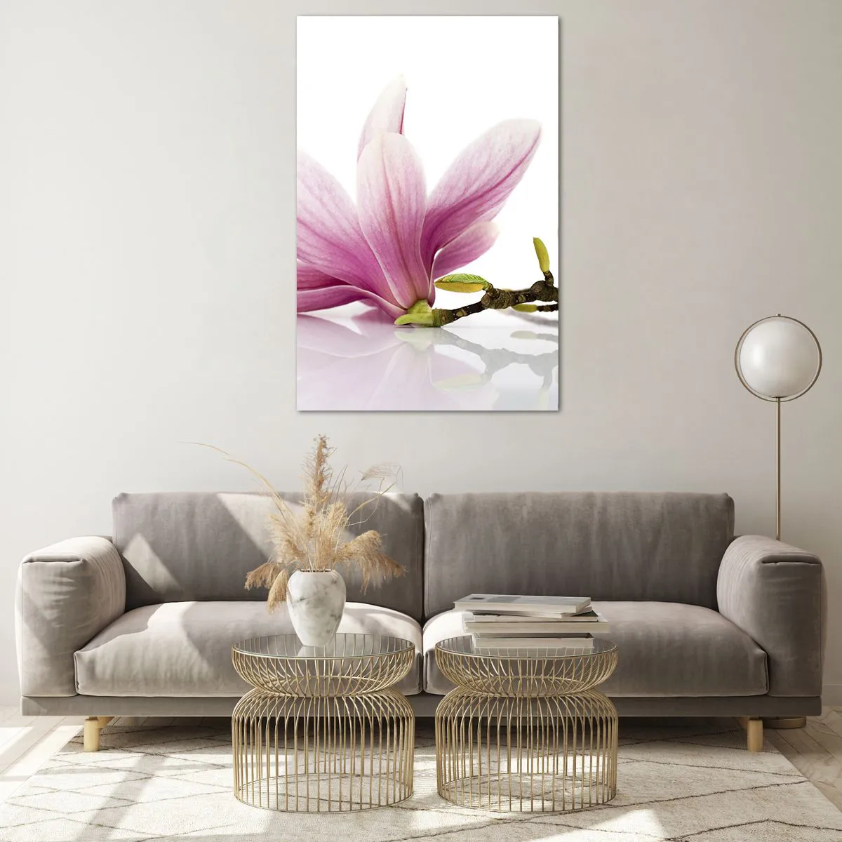 Üveg kép - Gyengéd, mint a tavaszi szellő - 80x120 cm