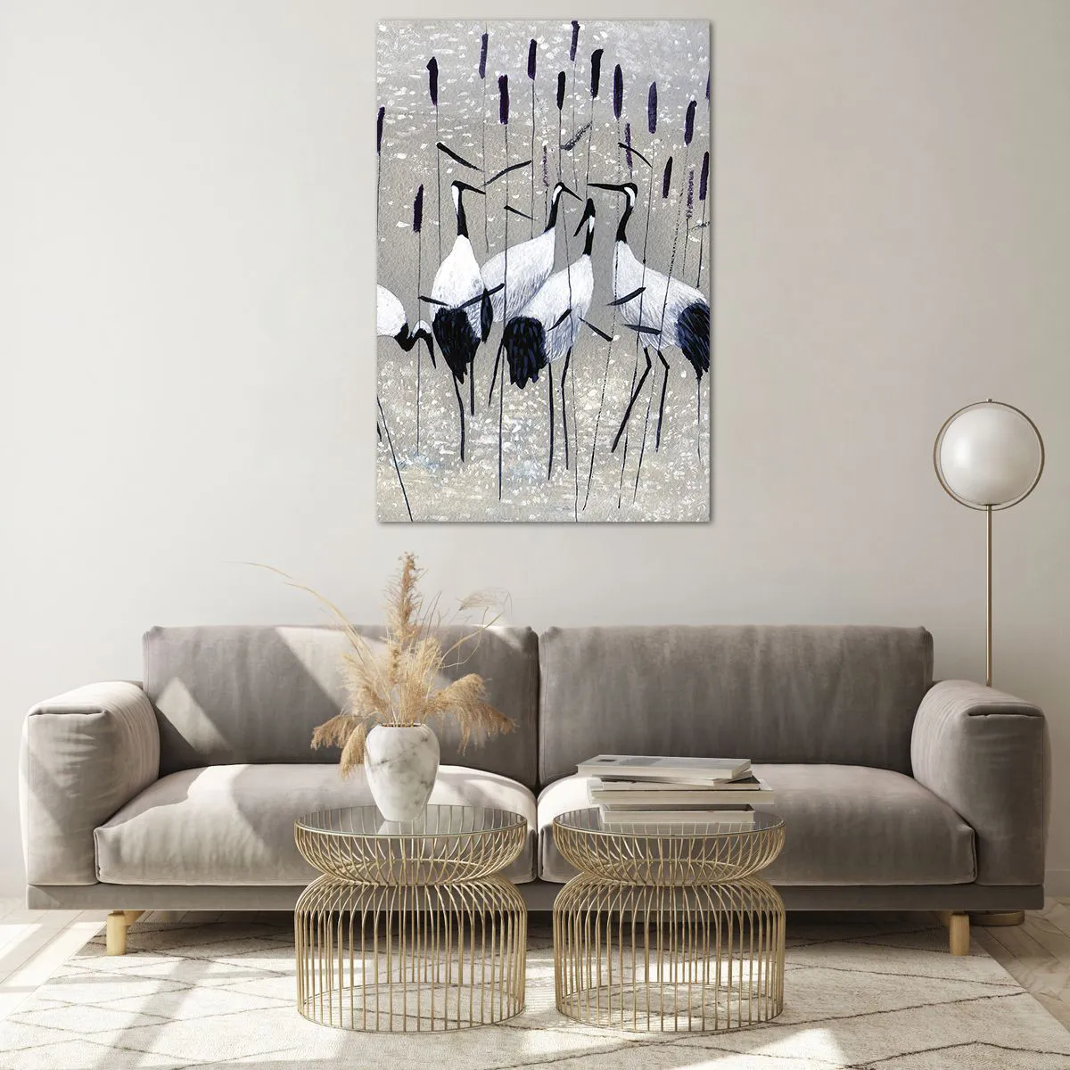 Üveg kép - A sajátjaik között - 80x120 cm