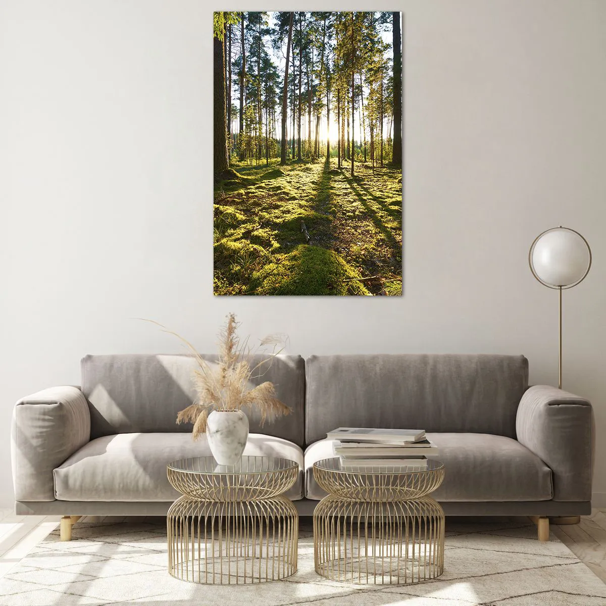 Quadro em vidro - ...Além das sete florestas - 80x120 cm