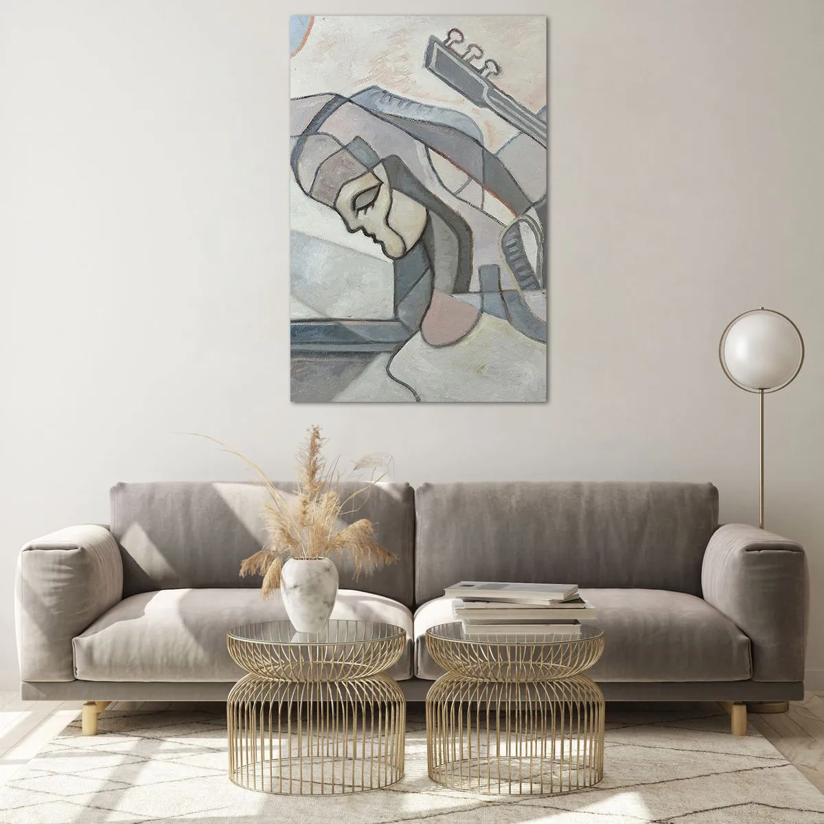 Quadro em vidro - No poder da música - 80x120 cm