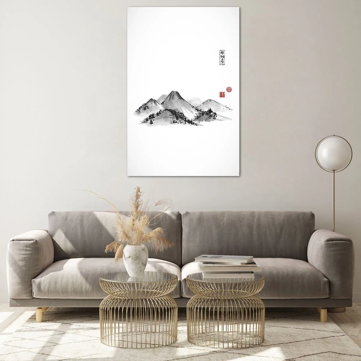 Billede på glas - Langt væk - 80x120 cm