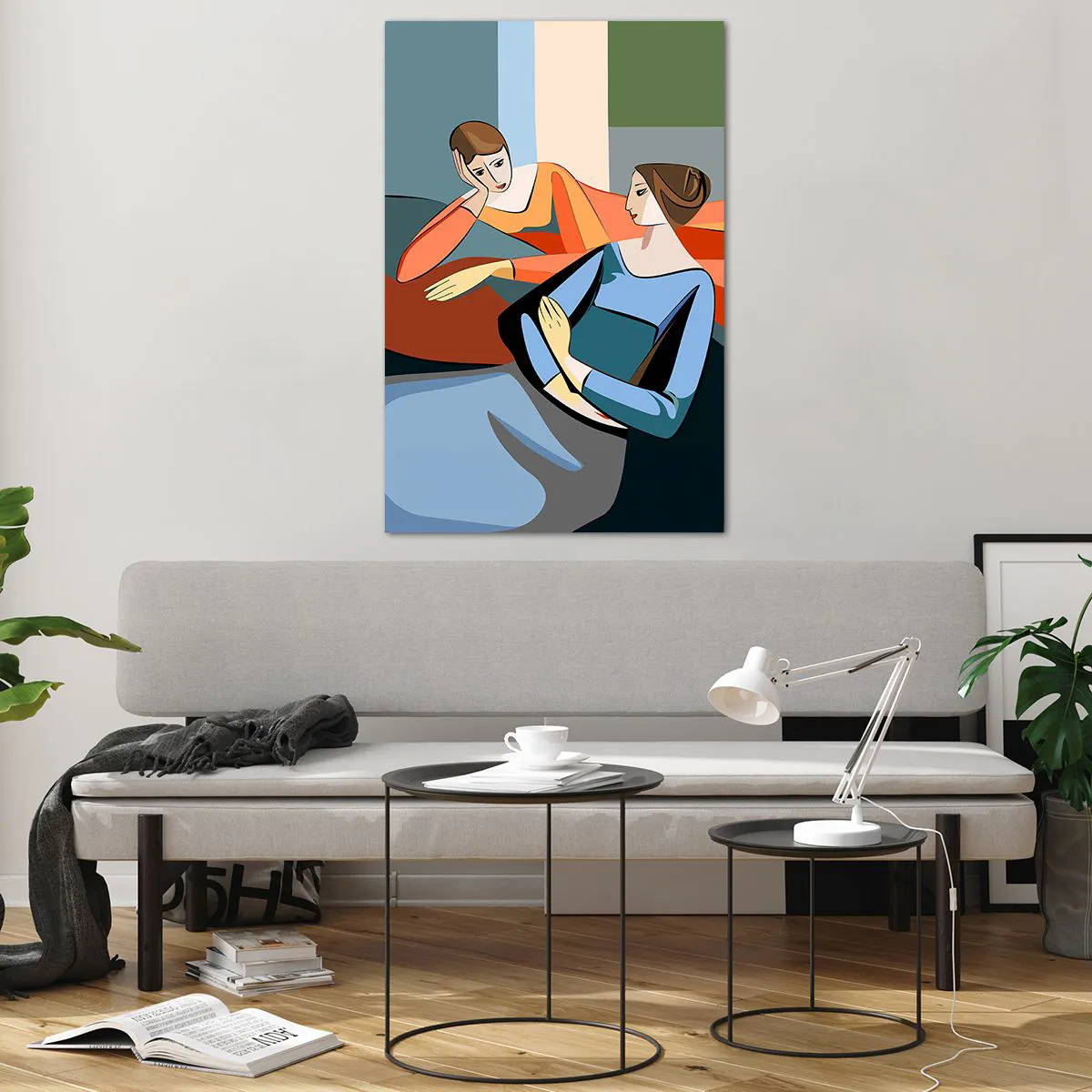 Glass picture - Time for Confession - 80x120 cm