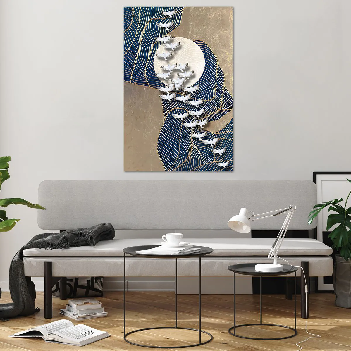 Quadro su vetro - Libertà, viaggio, comunità - 80x120 cm