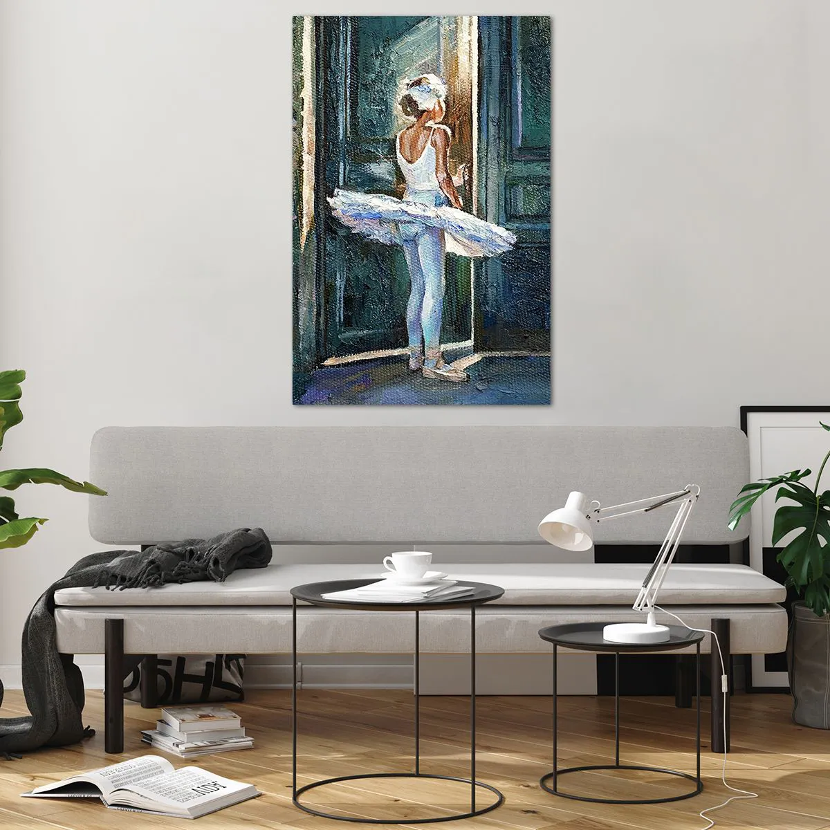 Glass picture - Before the Stunt - 80x120 cm