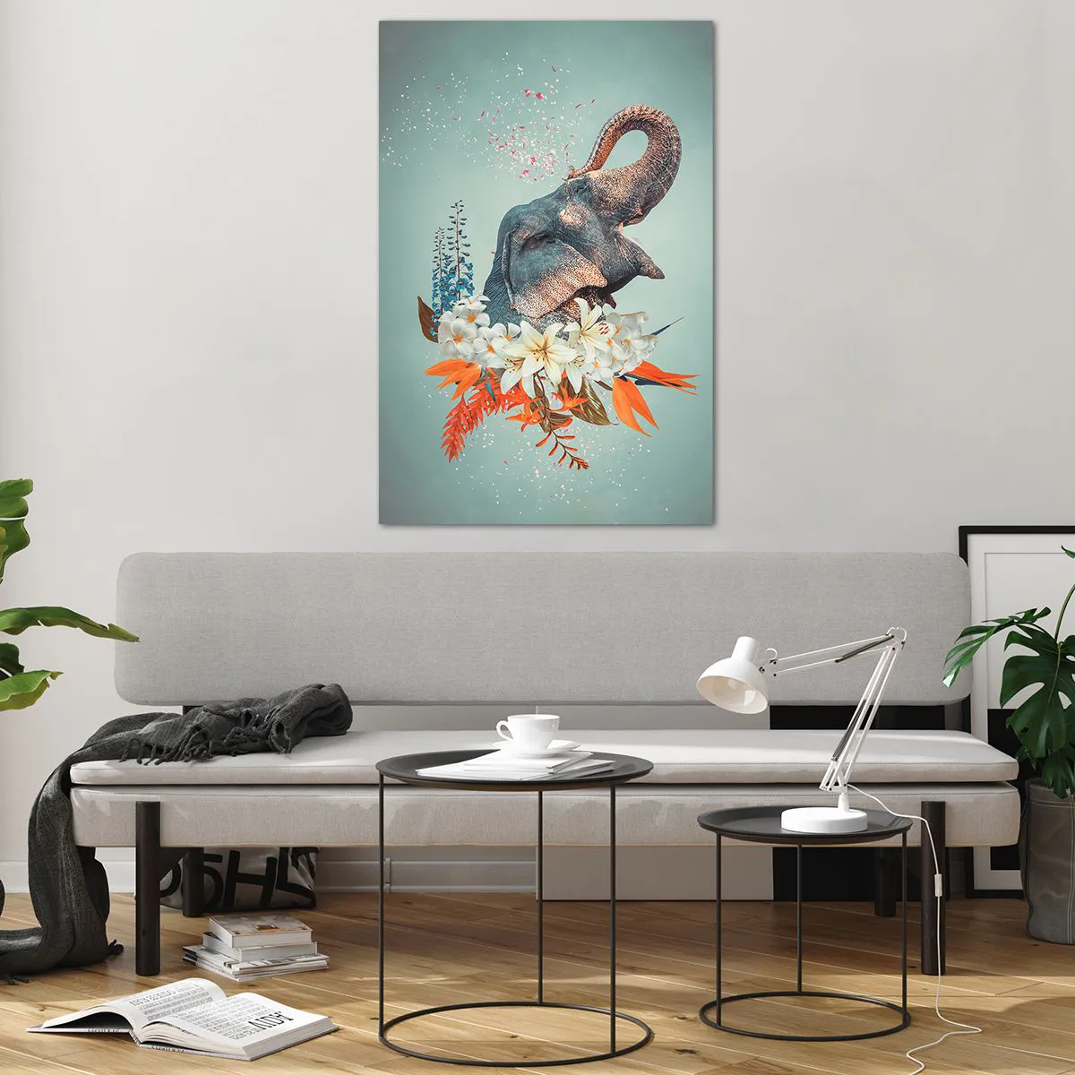 Üveg kép - Az öröm üvöltése - 80x120 cm