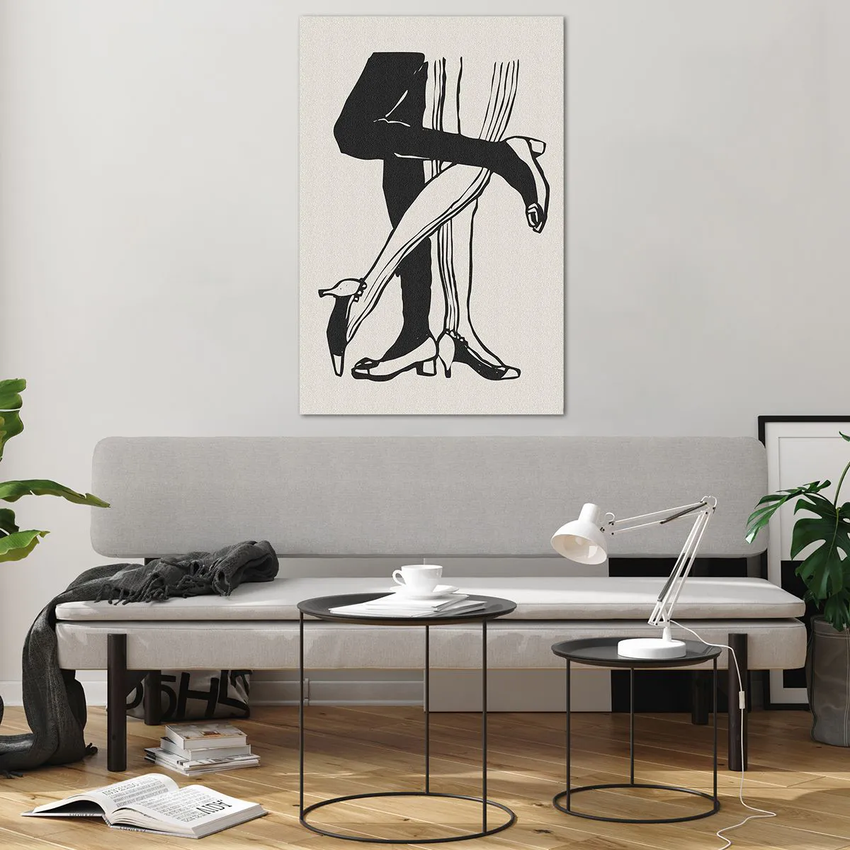 Quadro em vidro - Um atributo feminino - 80x120 cm