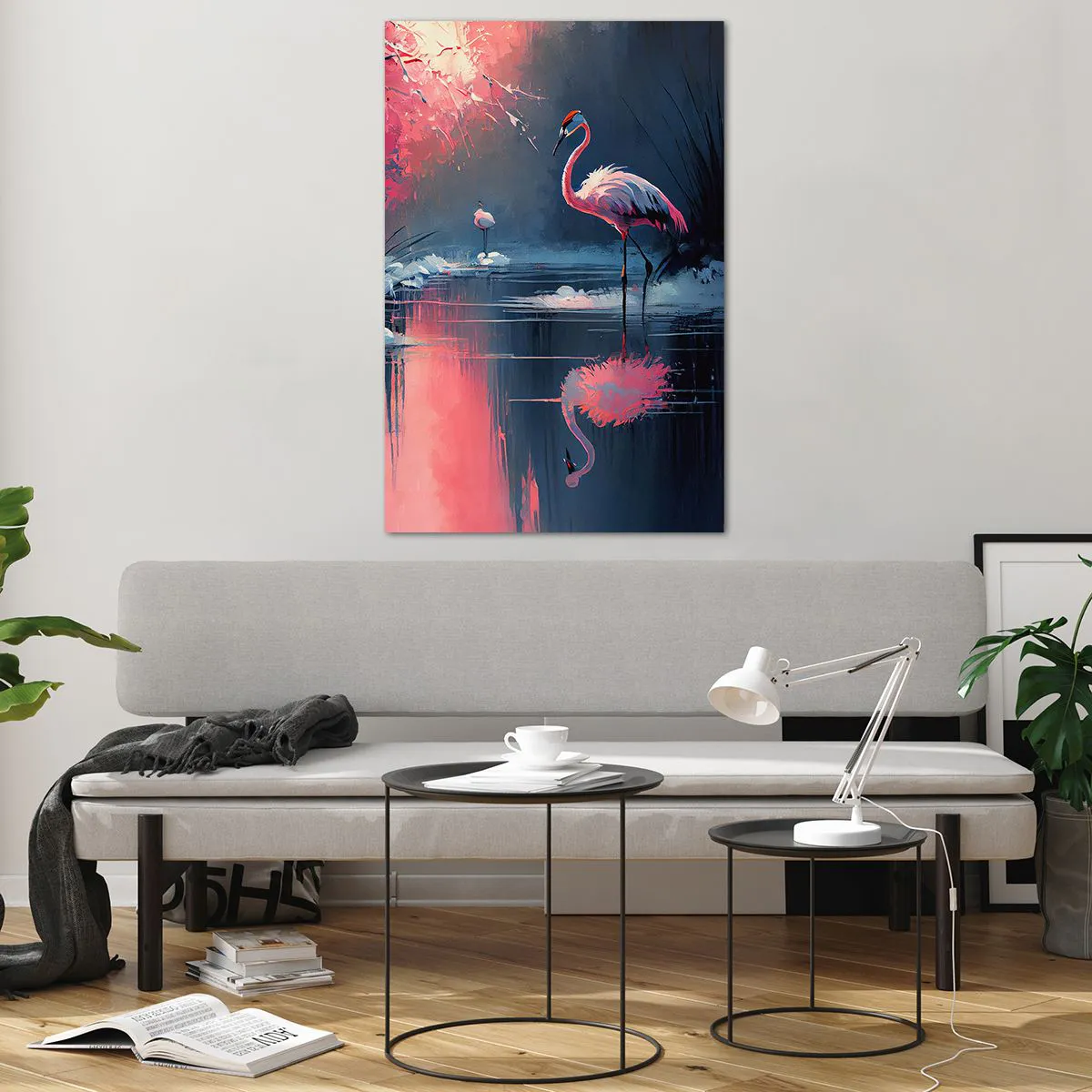 Glass picture - Bird Retreat - 80x120 cm