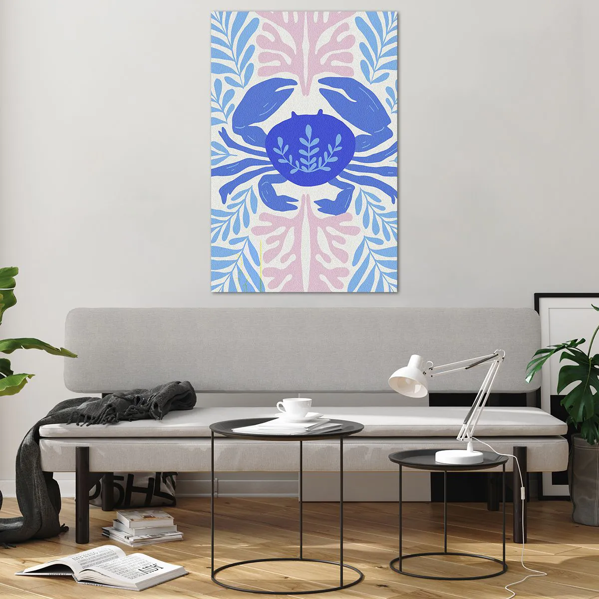 Impression sur verre - Image sur verre - Comme une fleur de mer - 80x120 cm