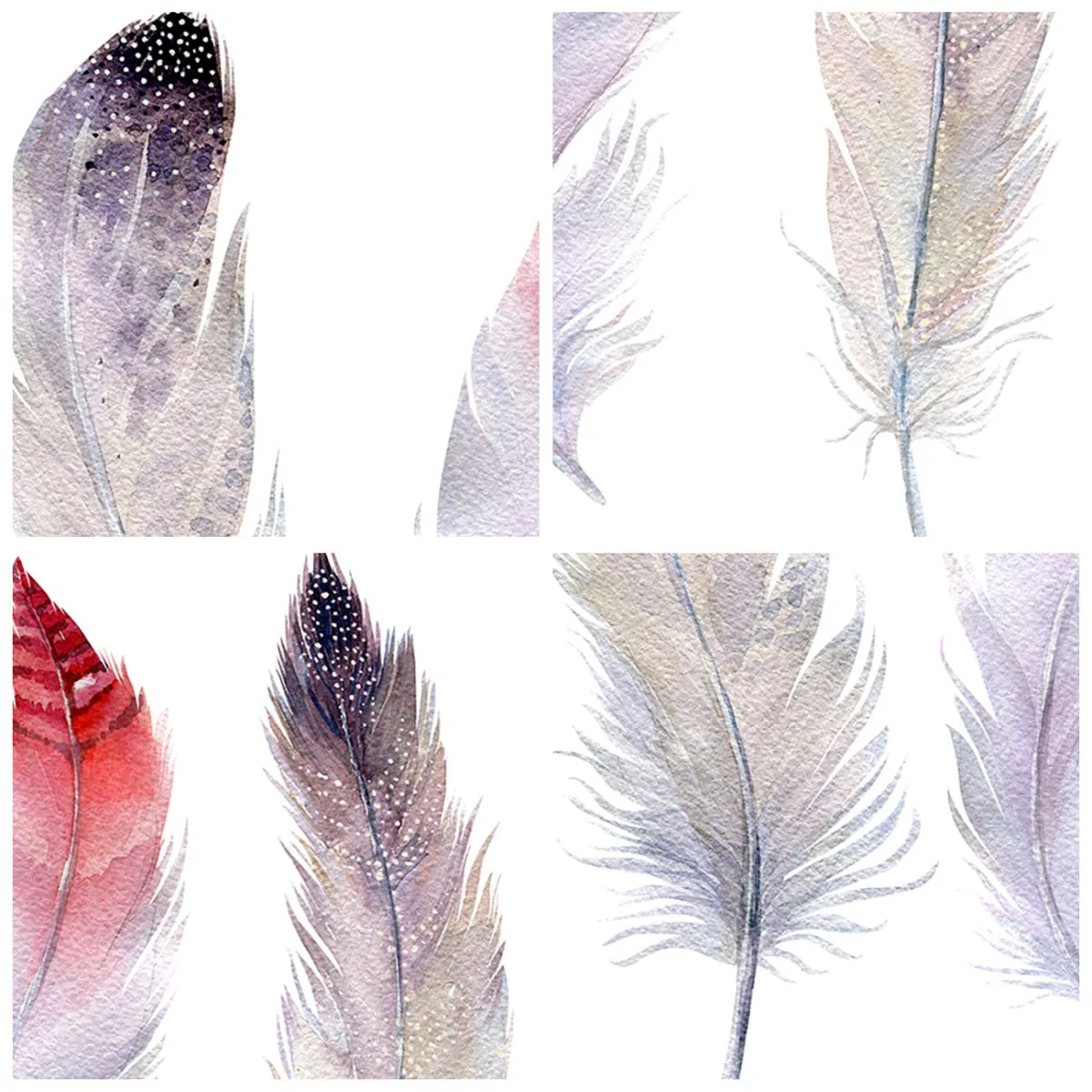 Quadro em vidro - Delicadas como uma névoa multicolorida - 50x70 cm