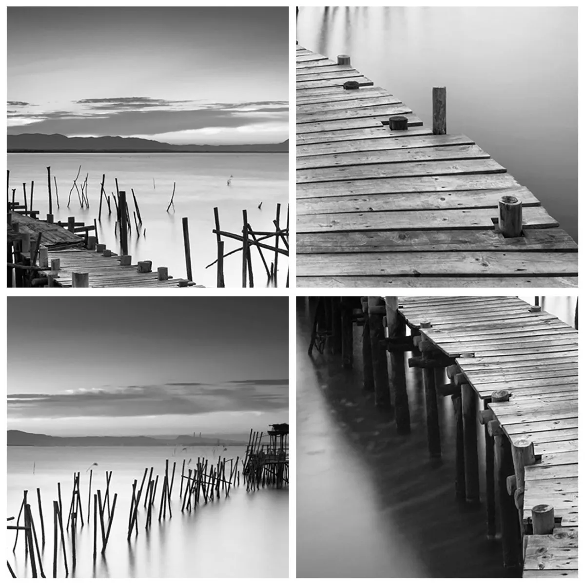 Obraz na skle - Klid zapomenutého břehu - 90x30 cm