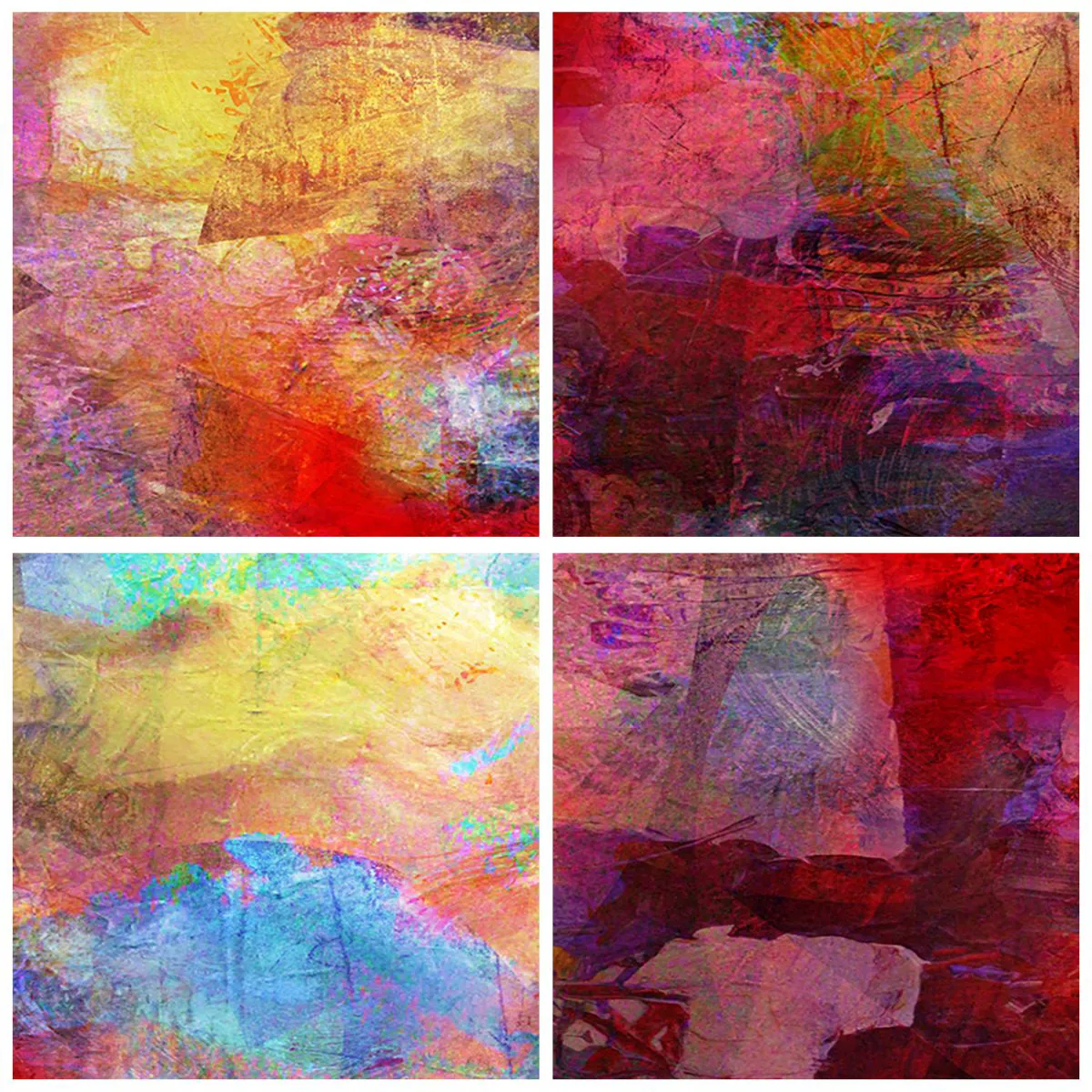 Glasbild - Bild auf glas - Schau in den Regenbogen - 90x30 cm