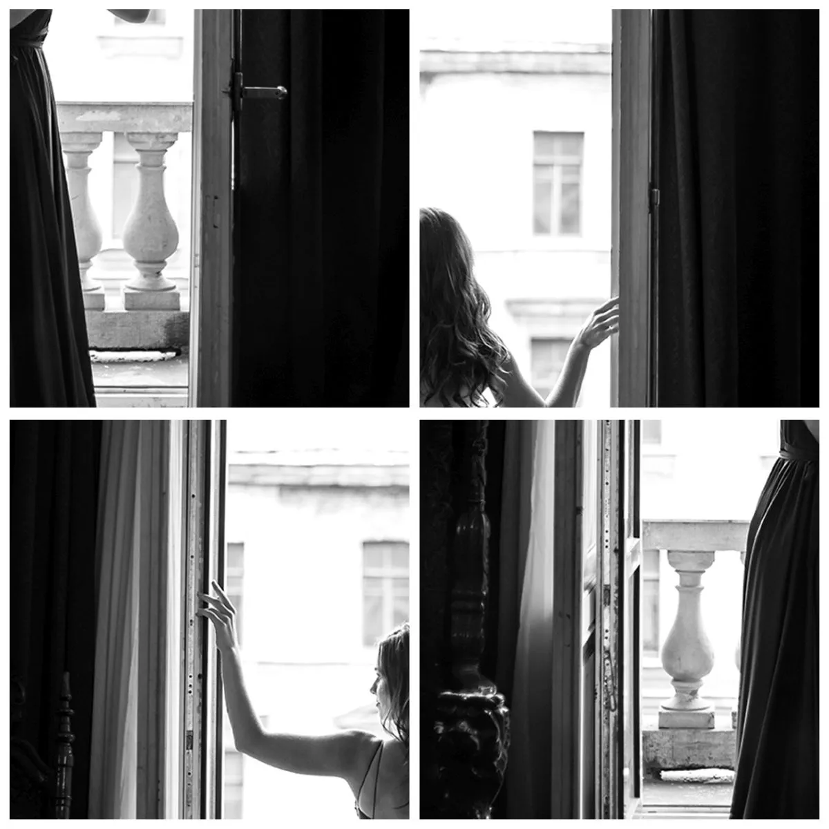 Tablou pe sticlă - Splendoare alb-negru - 70x100 cm