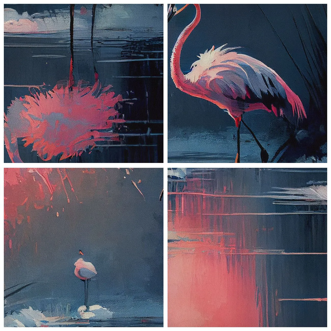 Glass picture - Bird Retreat - 80x120 cm