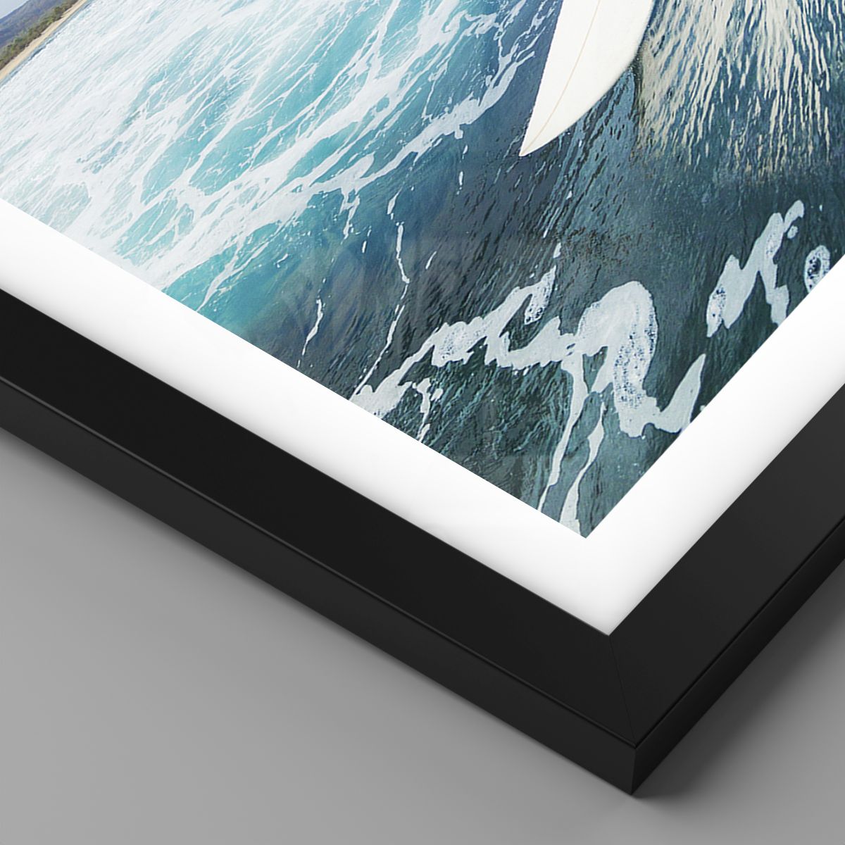 Affiche Poster 30x40cm Tableaux Image Photo Femme Plage Surf Wall Art Decoration