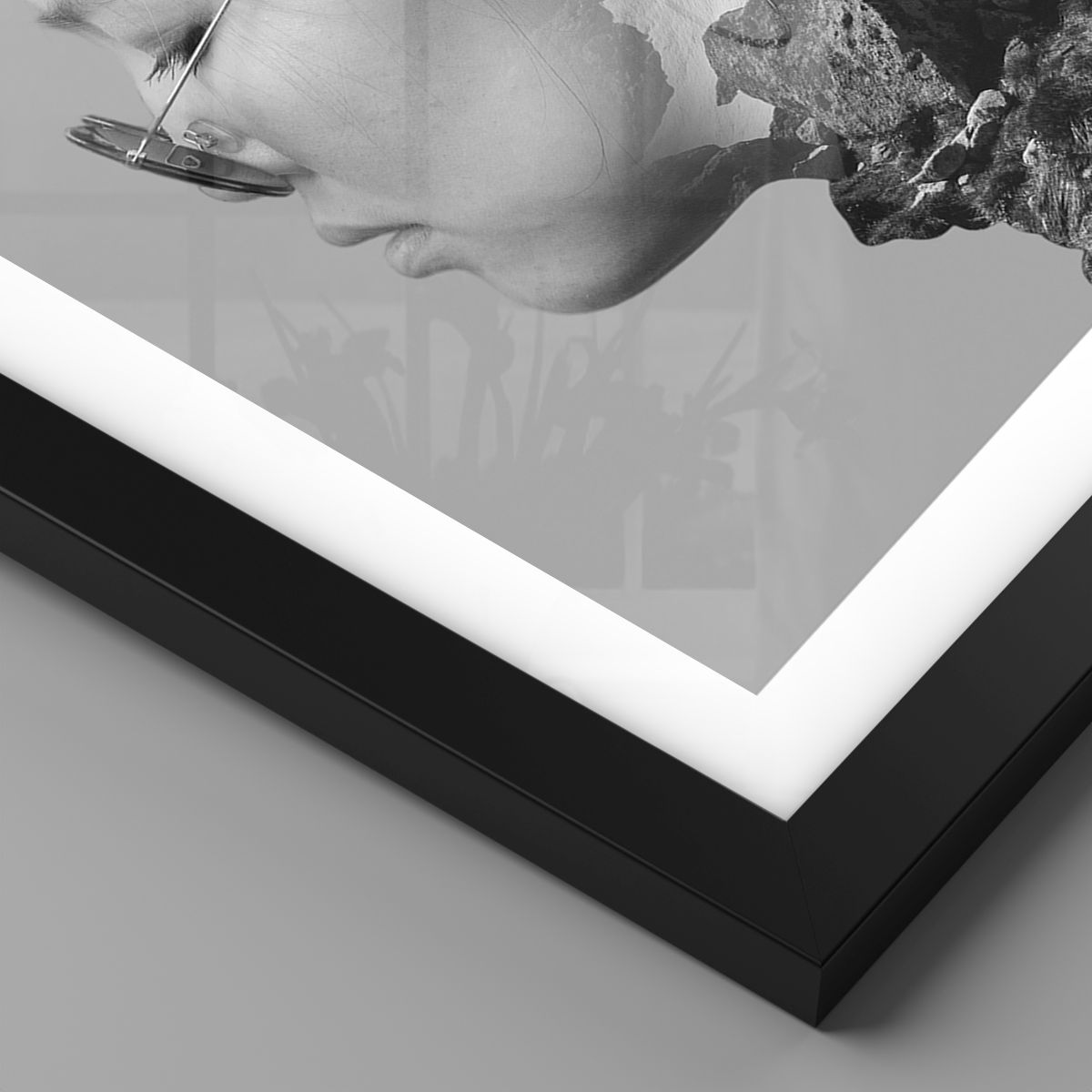 Affiche Poster 50x40cm Tableaux Image Photo Morceau Brillant Pastel Wall Art