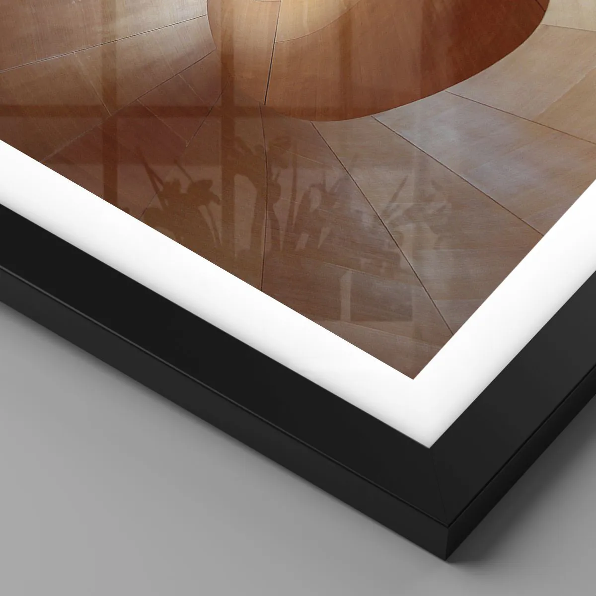 Affiche dans un cadre noir - Poster - Serpentin architectural - 40x30 cm