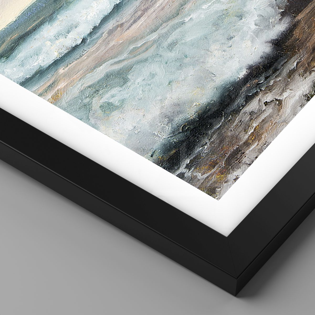 Poster ARTTOR 40x40cm – Paysage Marin, Déco Murale Pour Salon Ou Chambre