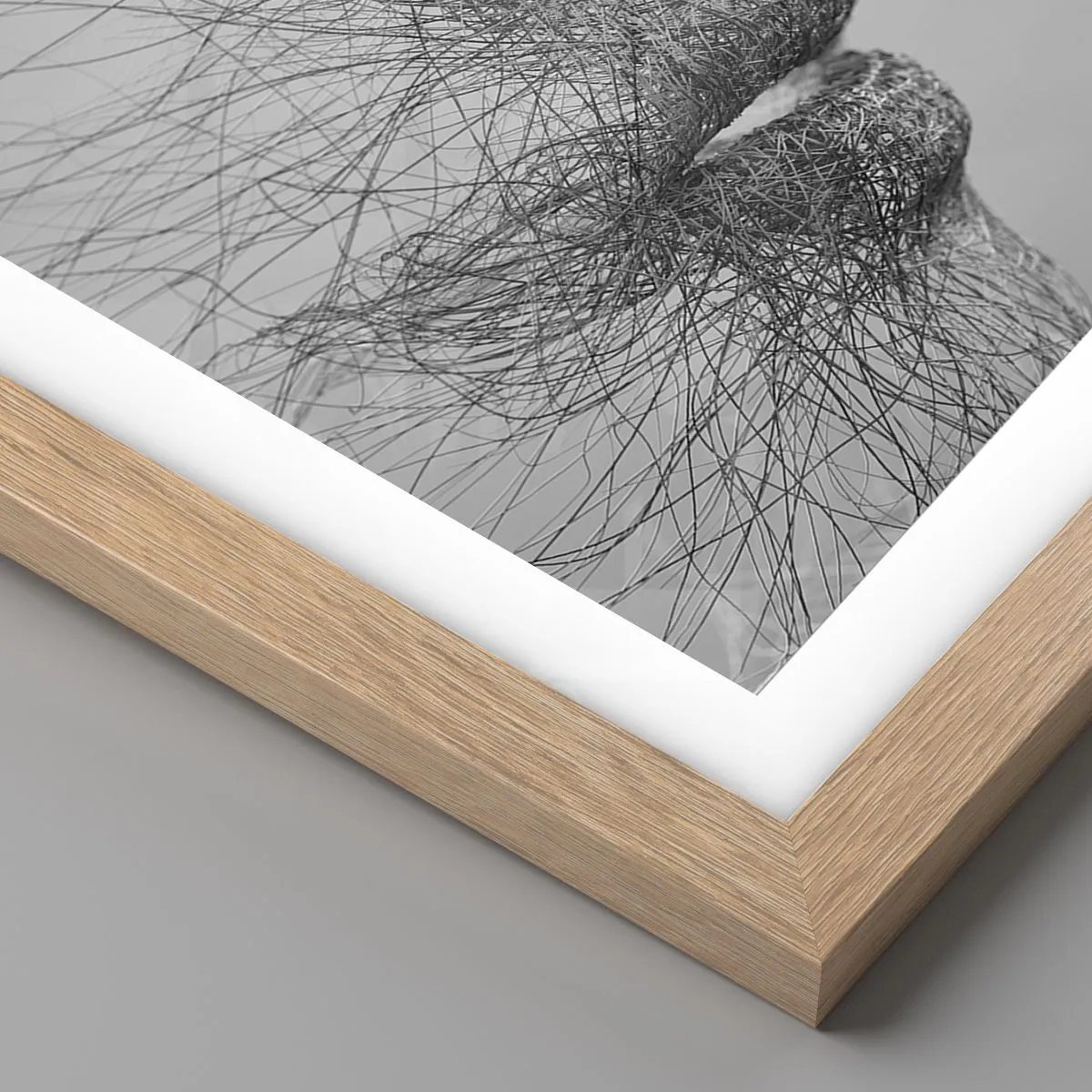 Affiche dans un chêne clair - Poster - L'esprit du vent - 30x40 cm