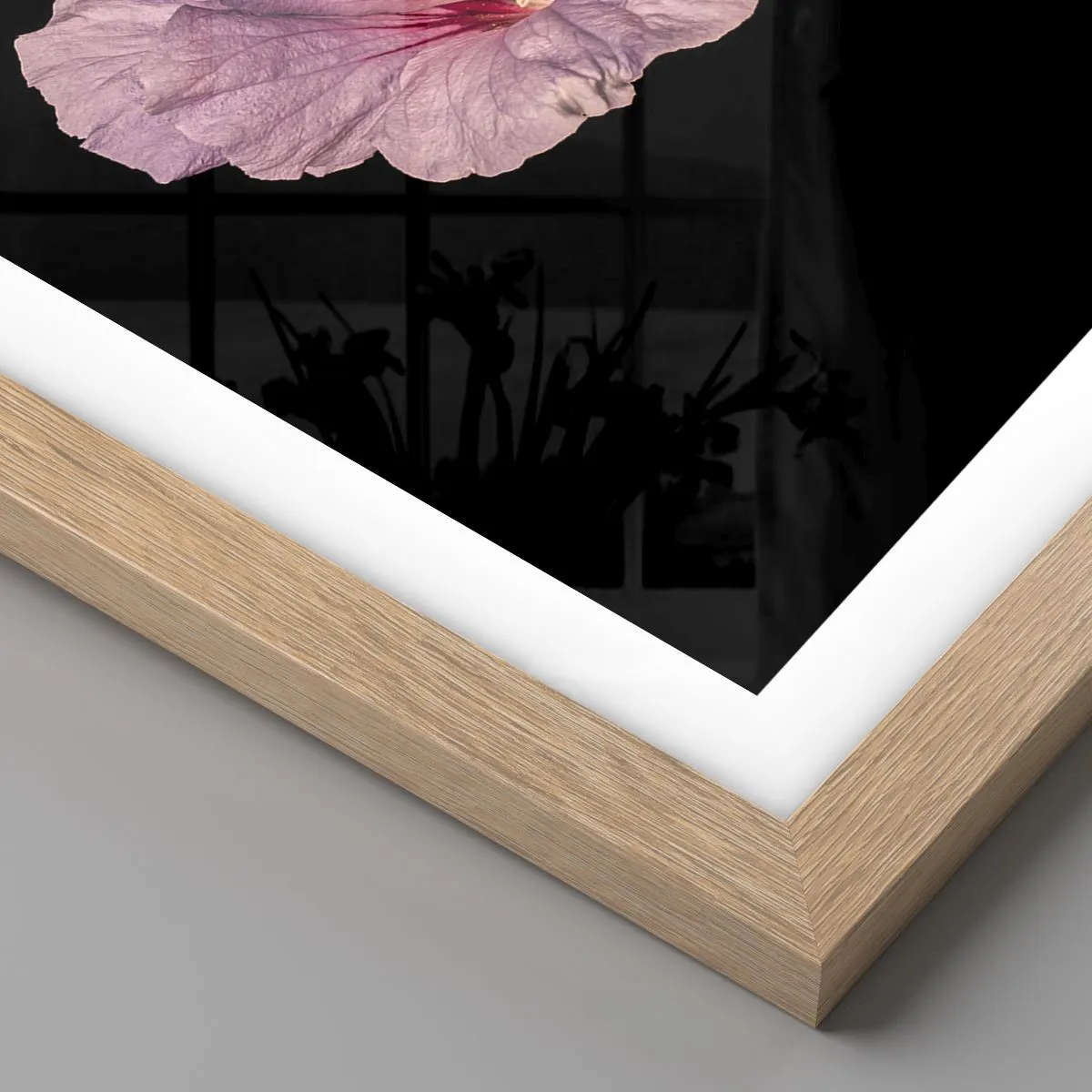 Poster în ramă de stejar deschis - Direct la inimă - 50x70 cm