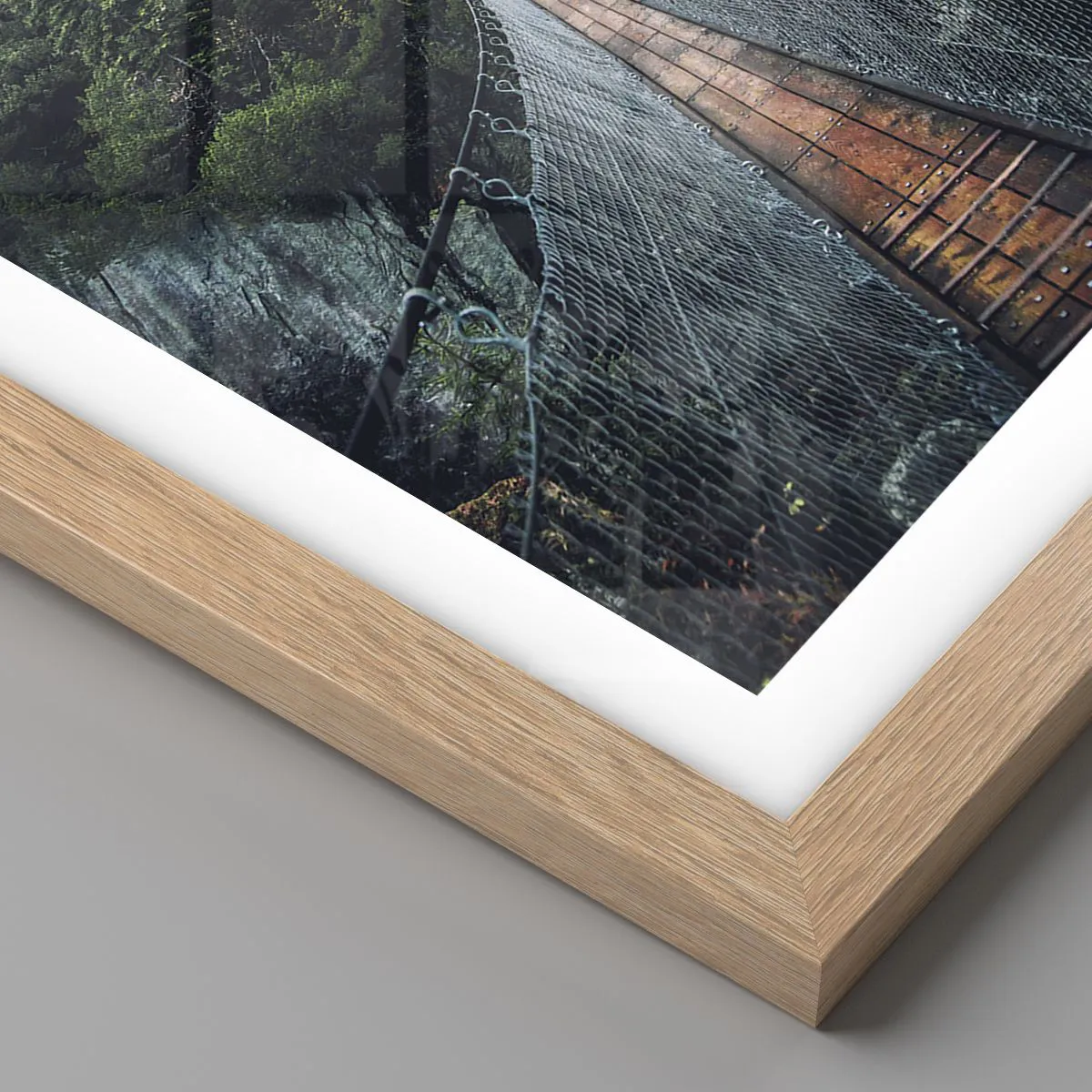 Affiche dans un chêne clair - Poster - Uniquement pour les aigles - 50x70 cm