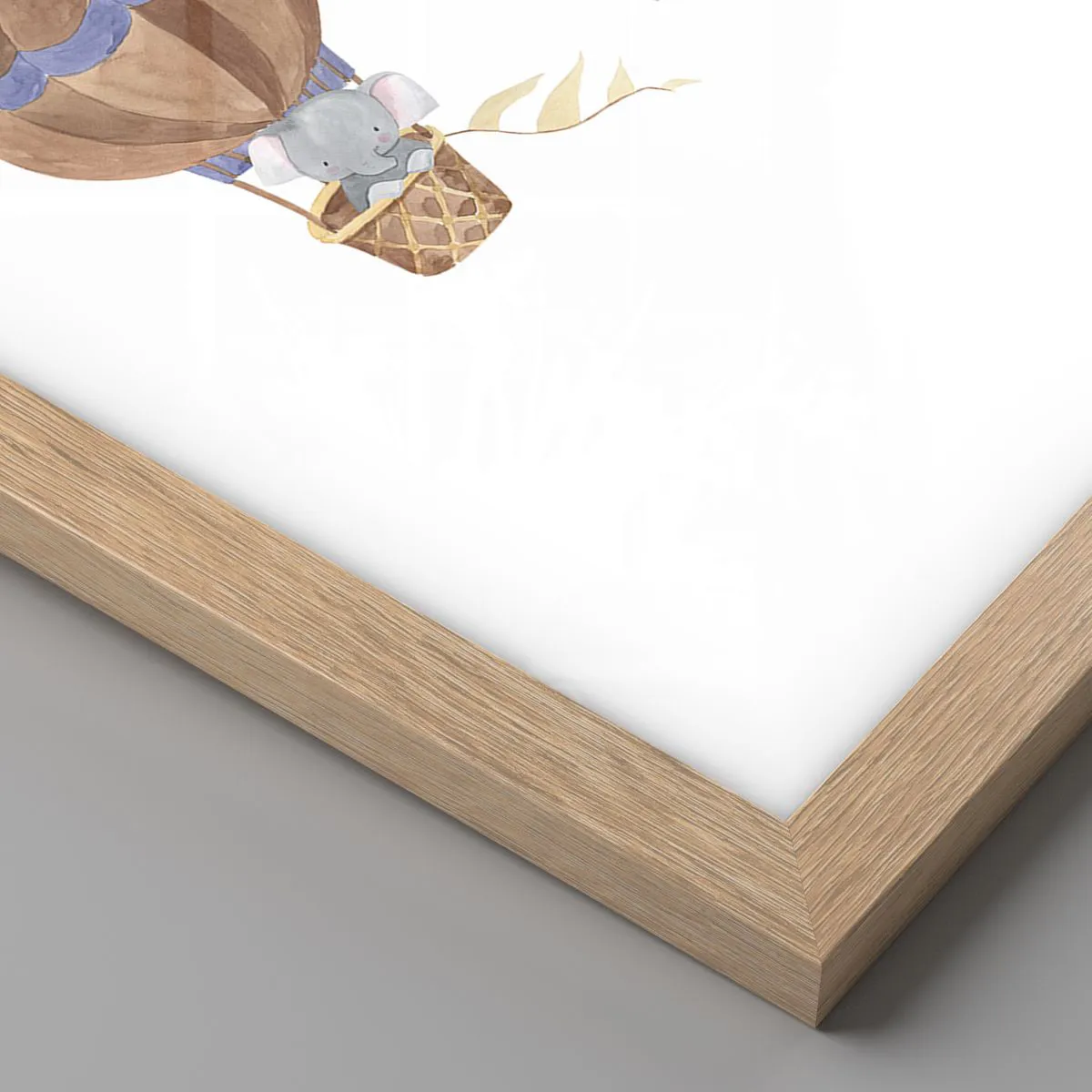 Plakat w ramie jasny dąb - Przyjaciele w podróży - 30x40 cm