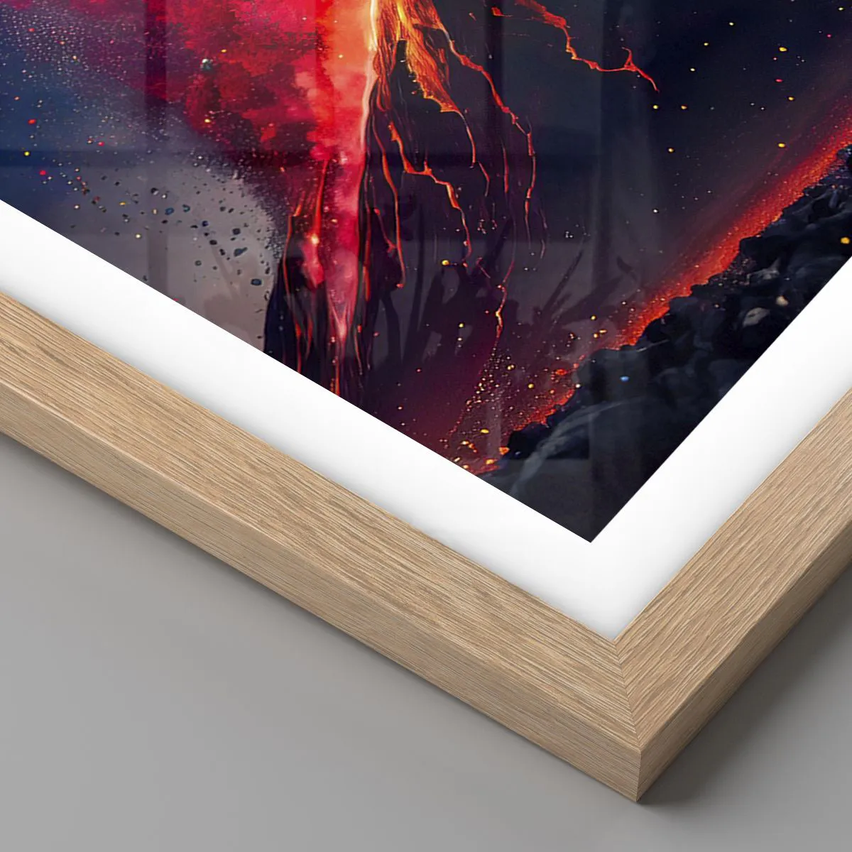Plakat w ramie jasny dąb - Piękno i groza - 50x70 cm