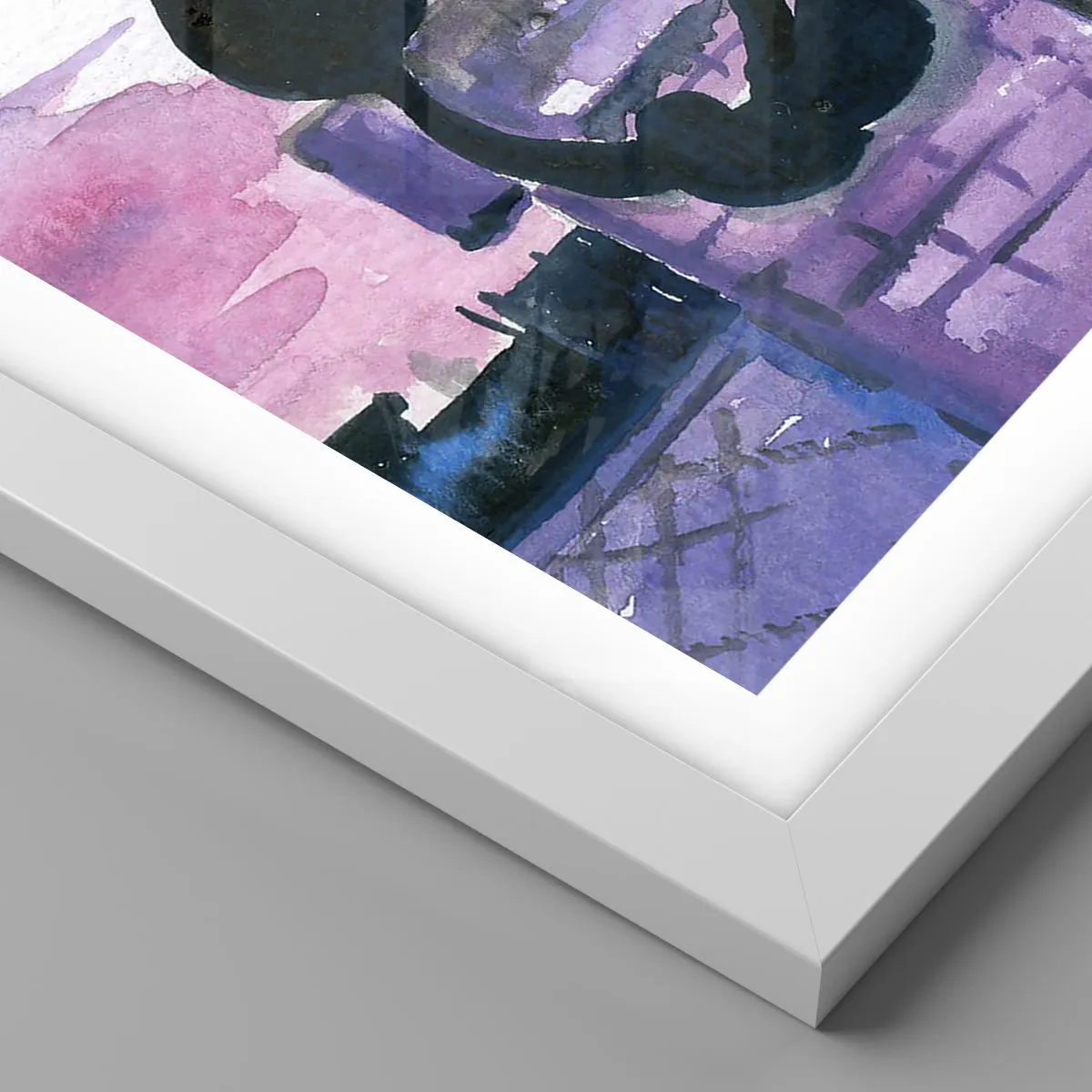 Poszter fekete keretben - Rendez-vous a holdfénynél - 70x100 cm