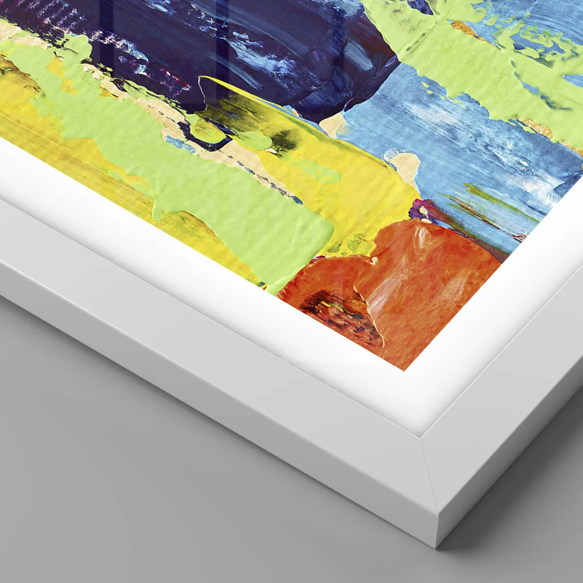 Poster in einem weißen Rahmen - Das Leben ist wunderschoen! - 50x70 cm