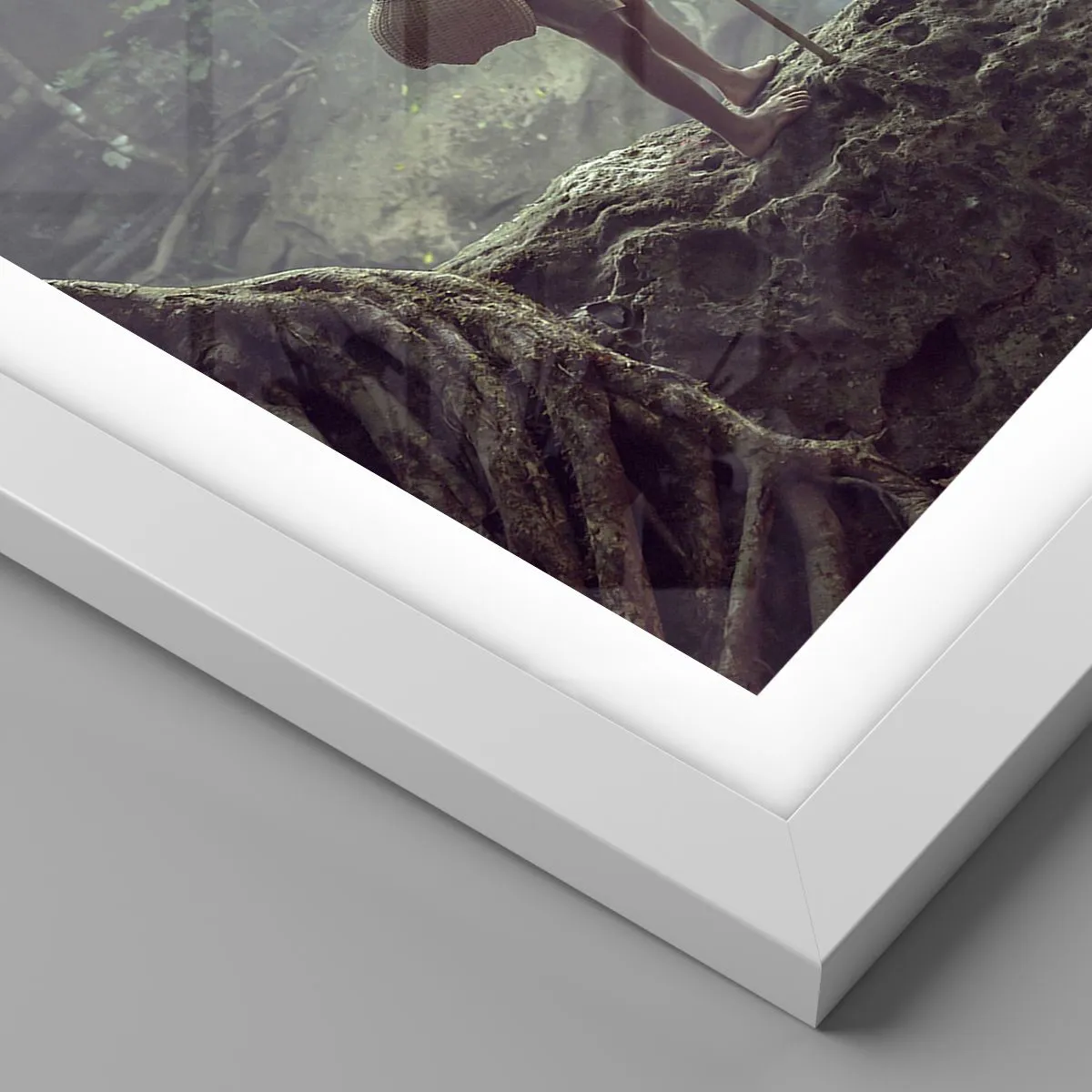 Poszter fekete keretben - Barátságban a természettel - 50x70 cm