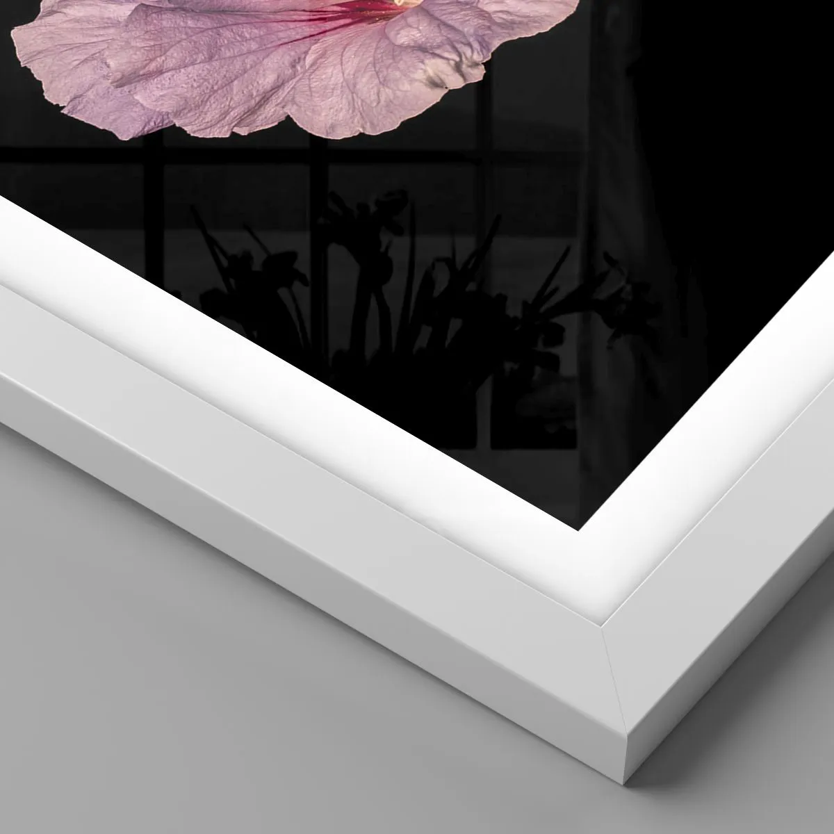 Poster in einem weißen Rahmen - Direkt ins Herz - 40x30 cm