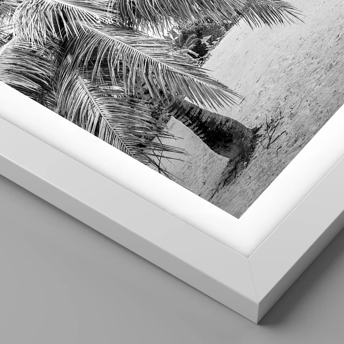 Affisch i vit ram - När du längtar efter ensamheten... - 40x50 cm