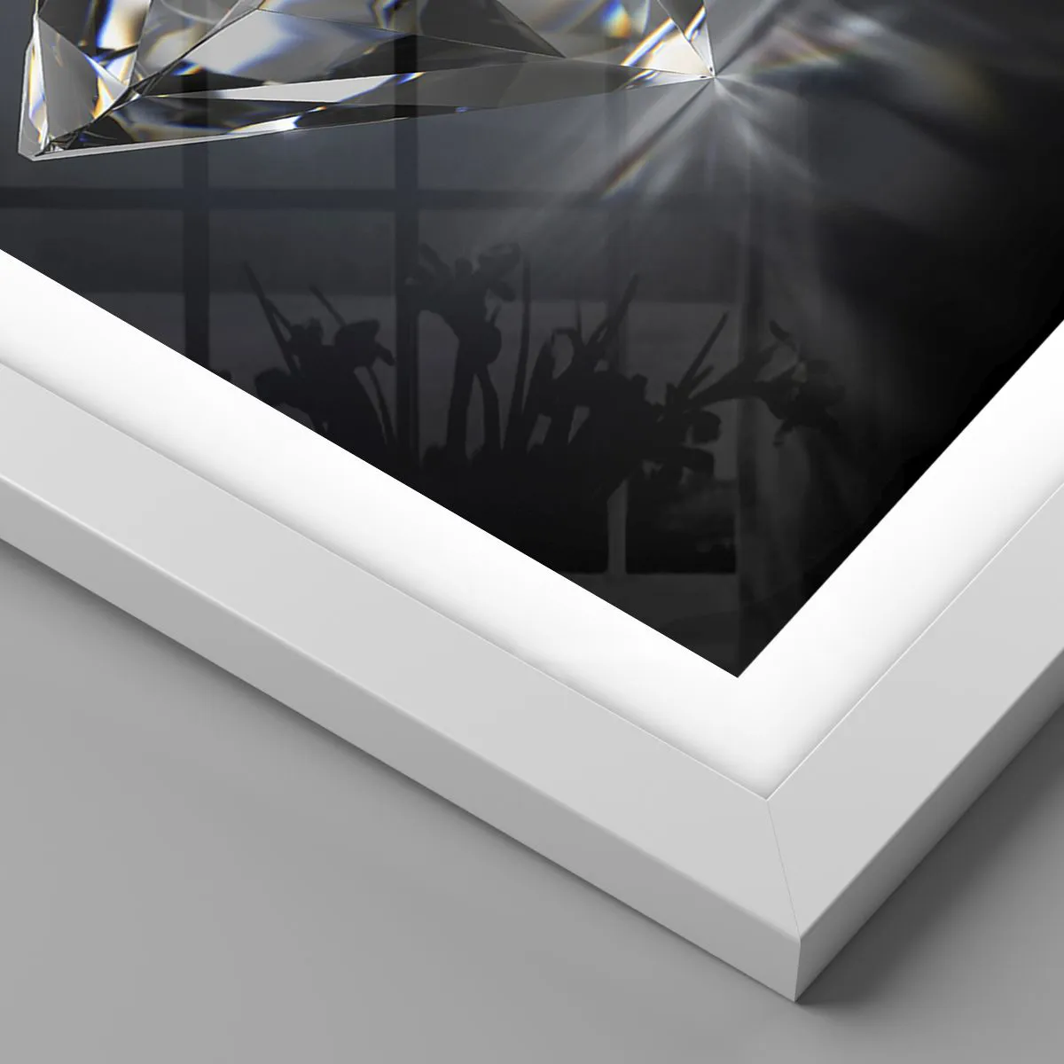 Plakát v bílém rámu - Best girls friend - 30x30 cm