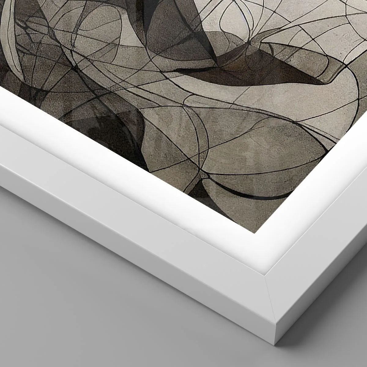 Plagát v bielom ráme - Obeh farieb Zeme - 30x30 cm