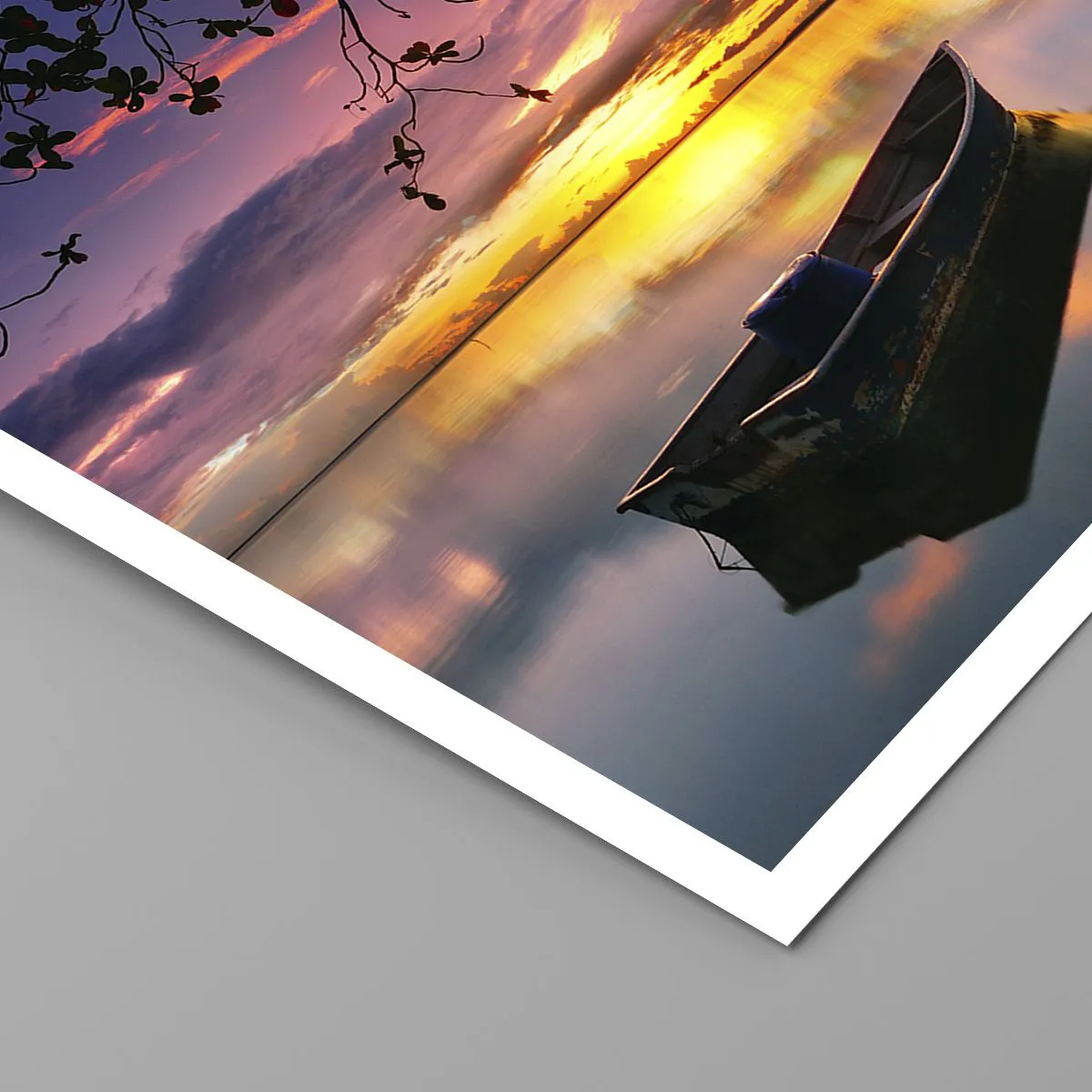 Affiche - Poster - "Tu sembles suspendu au milieu du ciel..." - 40x30 cm