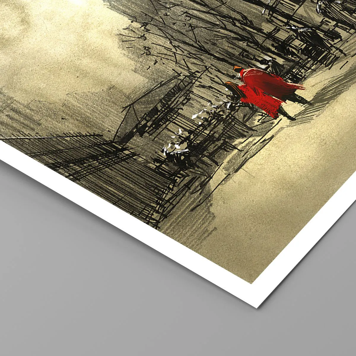 Poszter - Egy randevú a londoni ködben  - 30x40 cm