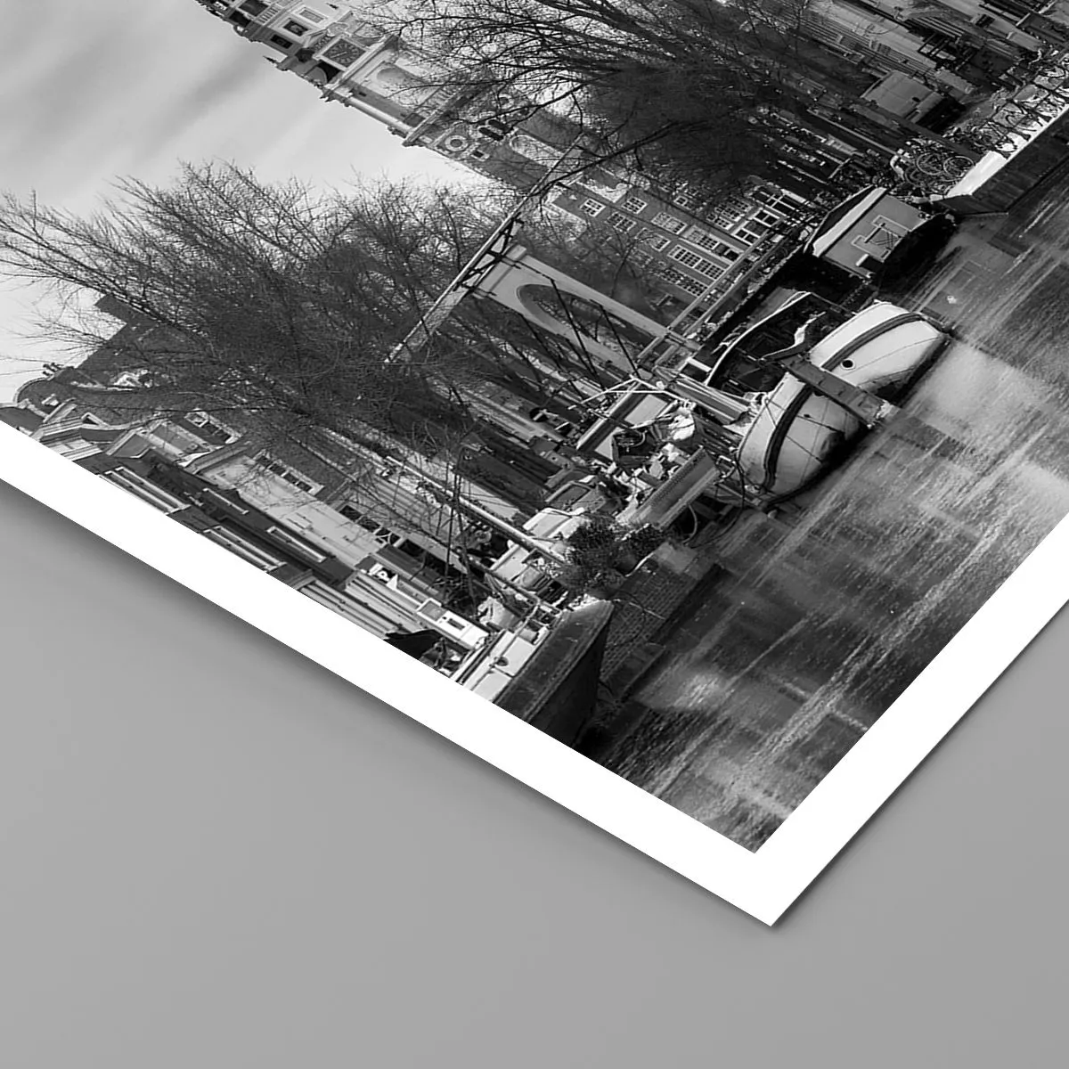 Poster - Amsterdamer Atmosphäre - 50x40 cm