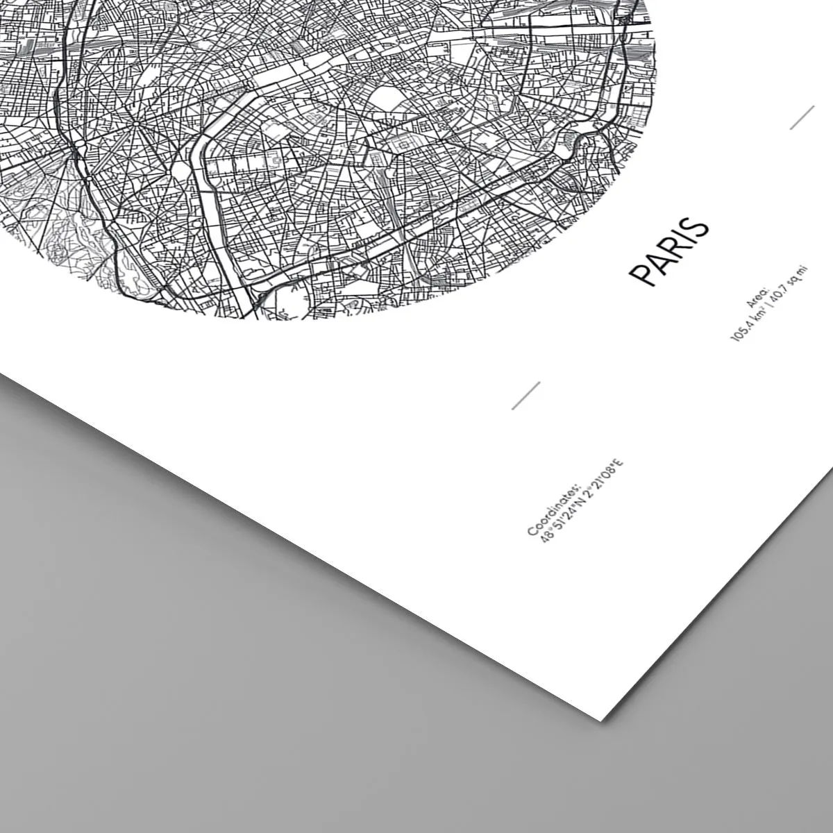 Plakát - Anatomie Paříže - 61x91 cm