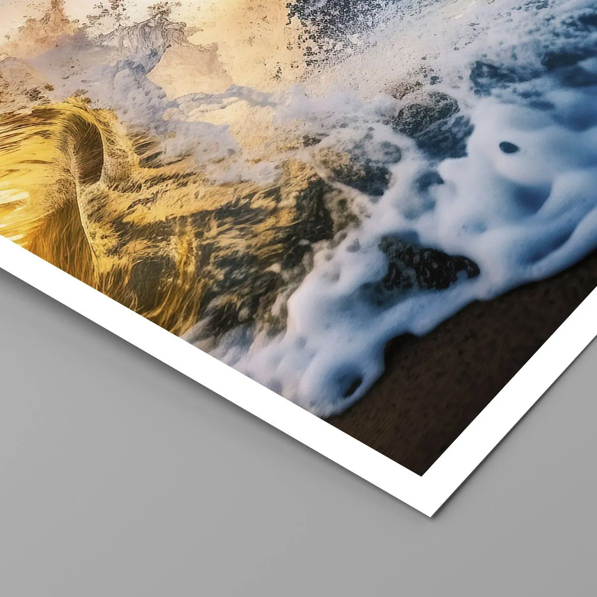 Póster - Jugando en la arena - 40x50 cm