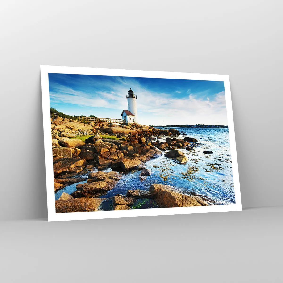 Poster - Întoarce-te acasă fericit, te aștept cu nerăbdare - 100x70 cm