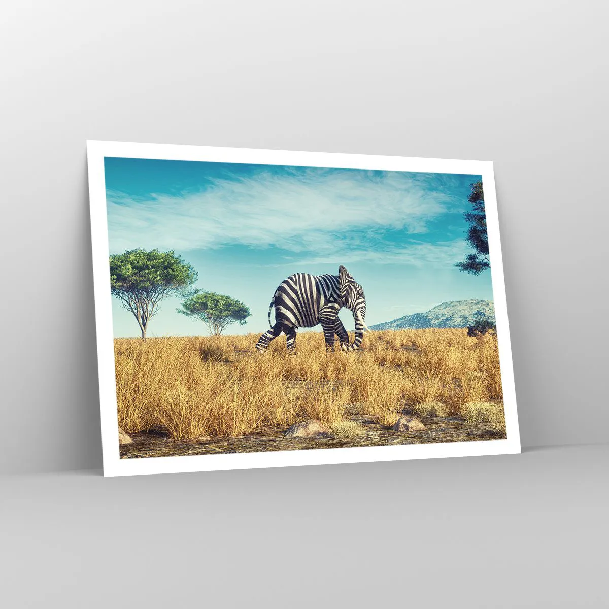 Poster - Greyness Is Not In Fashion - 100x70 cm