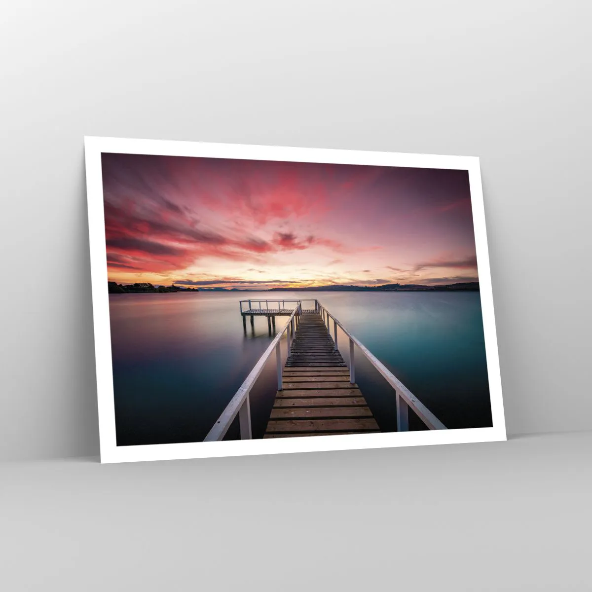 Poster - Mild Flame of an Evening - 100x70 cm