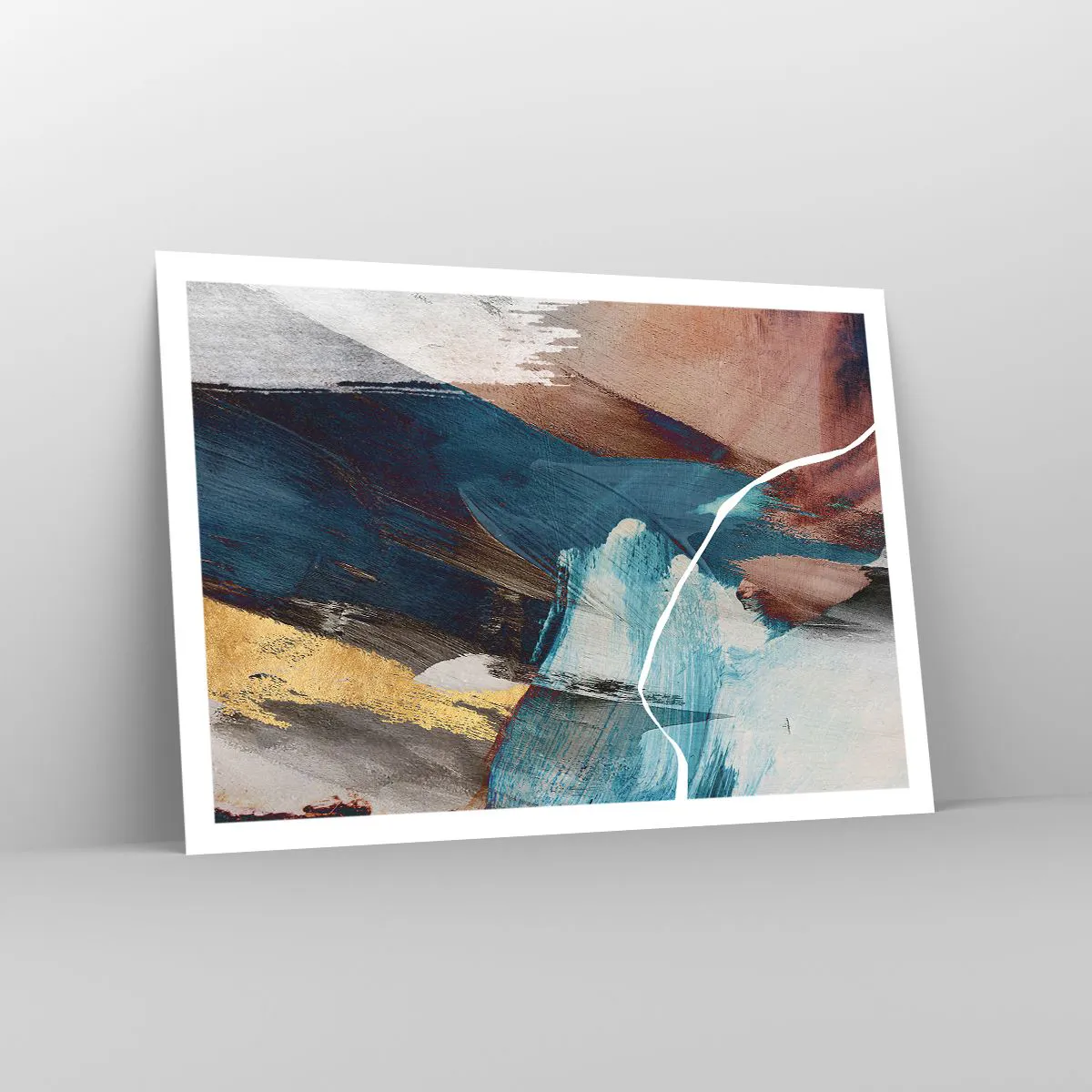 Affisch - Med styrka och energi - 100x70 cm