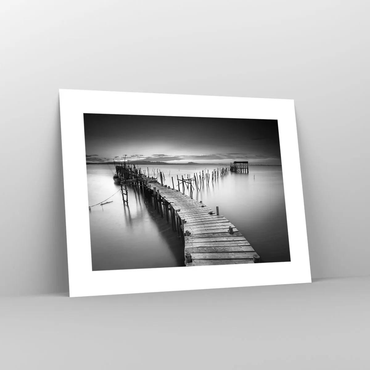 Plakát - Klid zapomenutého břehu - 40x30 cm